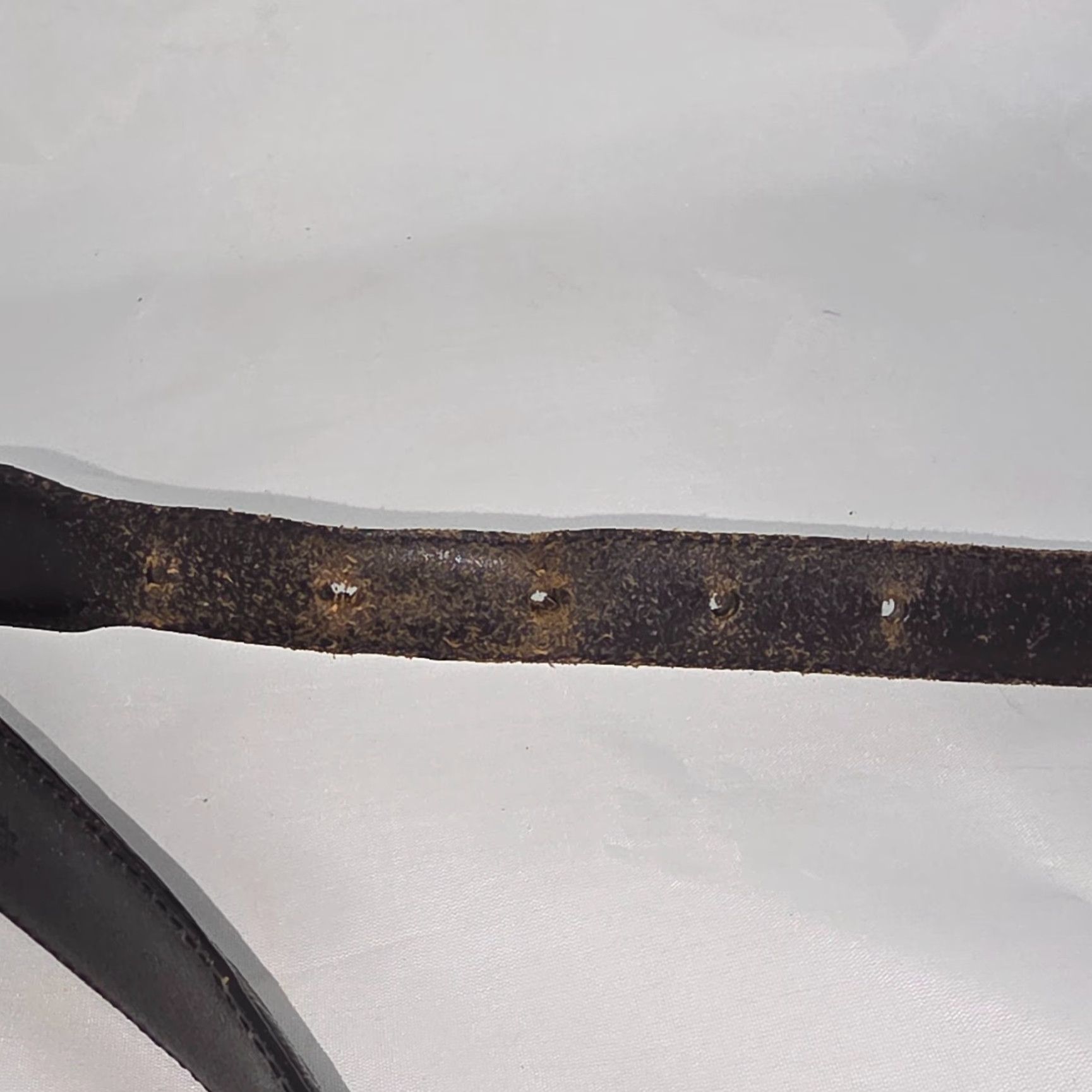 Fossil VTG Fossil Leather Belt Mens 44 Black Silver Braided Concho Western Southwest Belt Size 44 - 7 Thumbnail