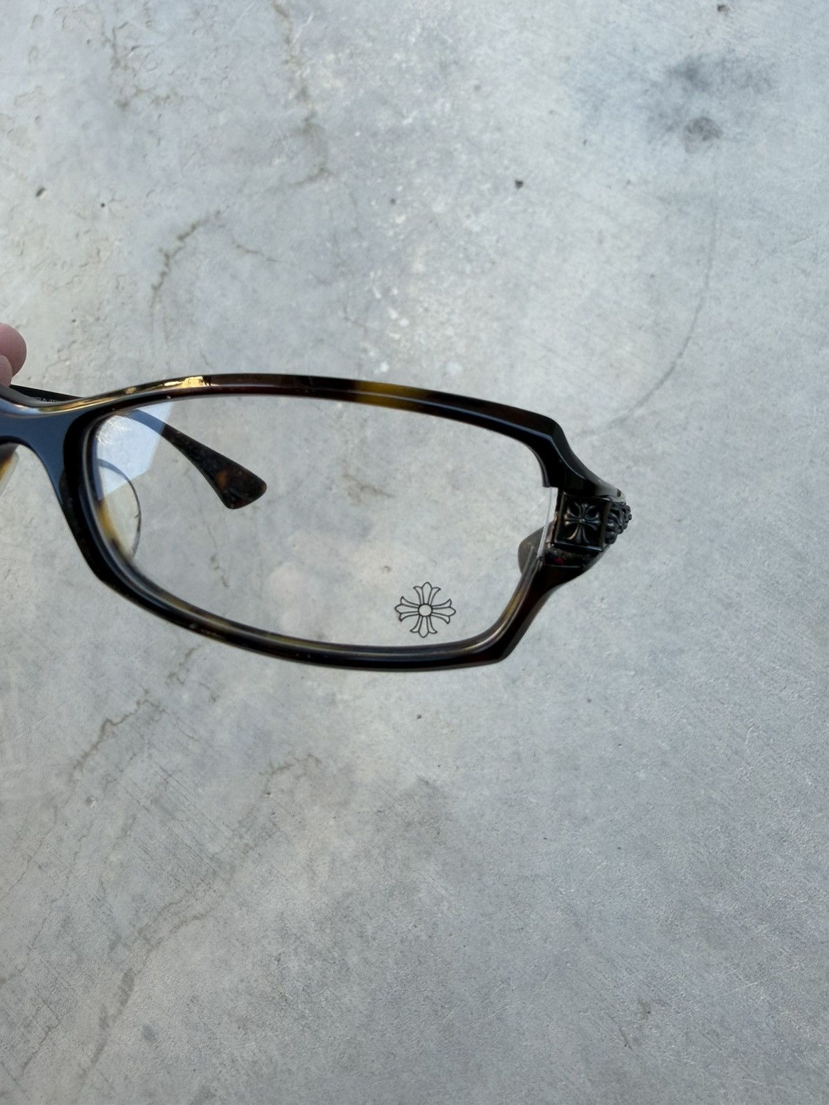 Chrome Hearts Chrome Hearts Dutch Rudder Cross Temple Oval Sunglasses Size ONE SIZE - 4 Thumbnail