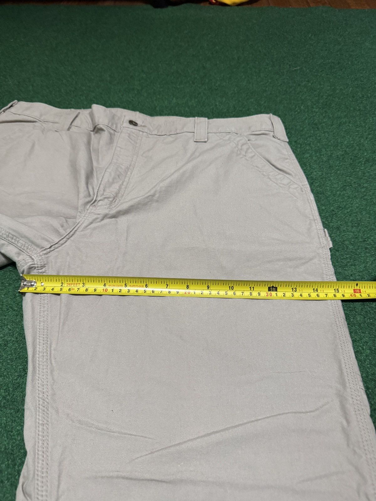 Carhartt Carhartt Carpenter Khaki Biege 40x32 Relaxed Wide Leg Pants Size US 40 / EU 56 - 8 Thumbnail