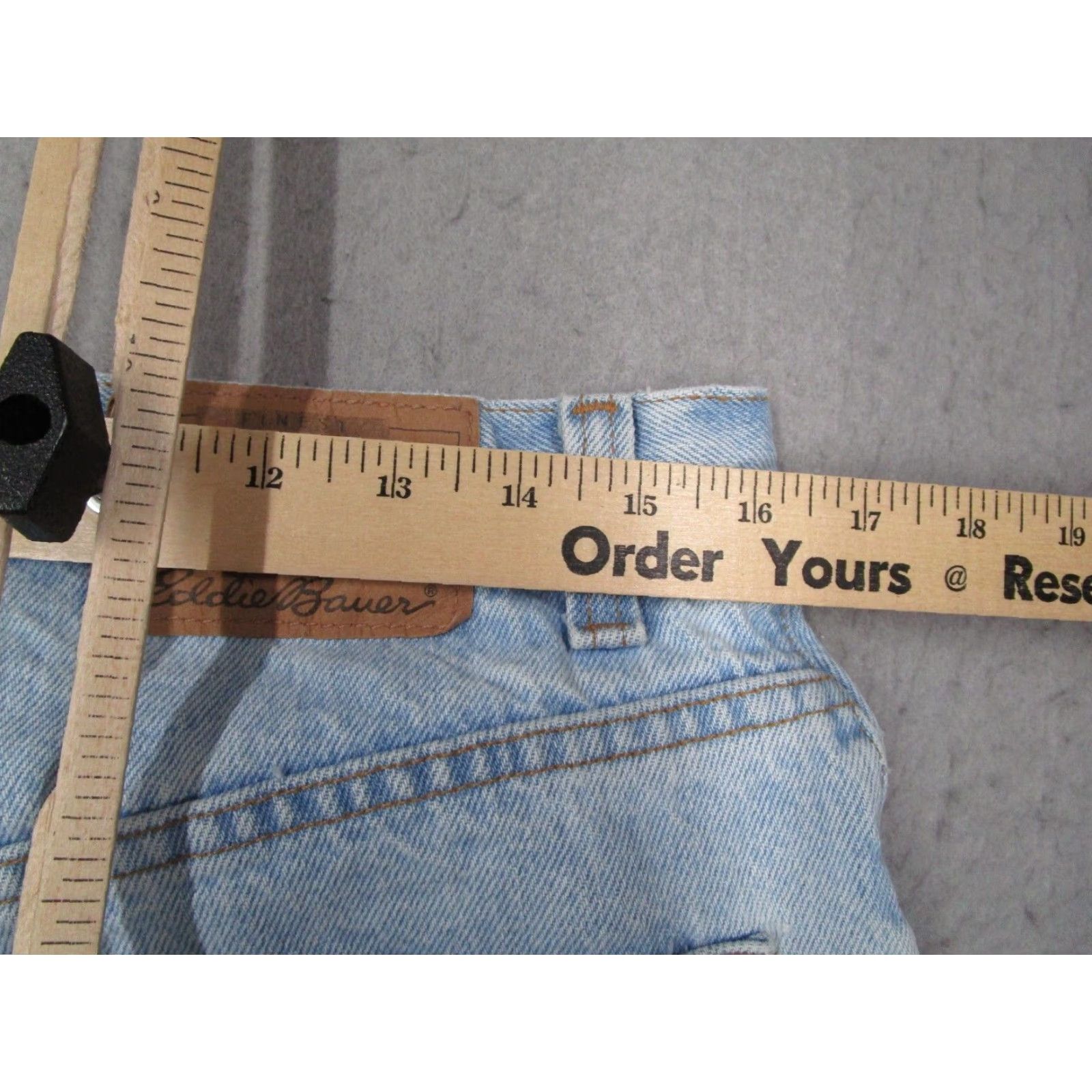 Eddie Bauer VINTAGE Eddie Bauer Jeans Mens 33 Blue Straight Denim Size US 33 - 6 Thumbnail