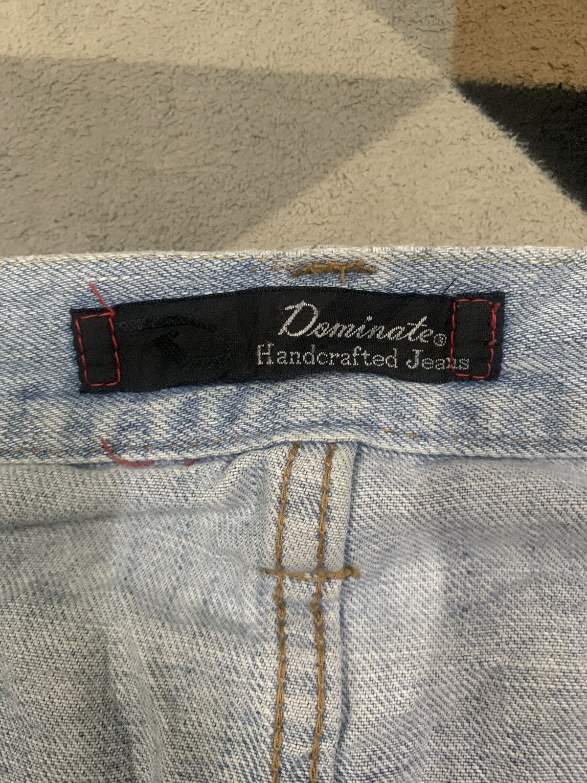 If Six Was Nine Vintage Japanese Handcrafted Double Waist Punk Style Jeans Size US 30 / EU 46 - 19 Thumbnail
