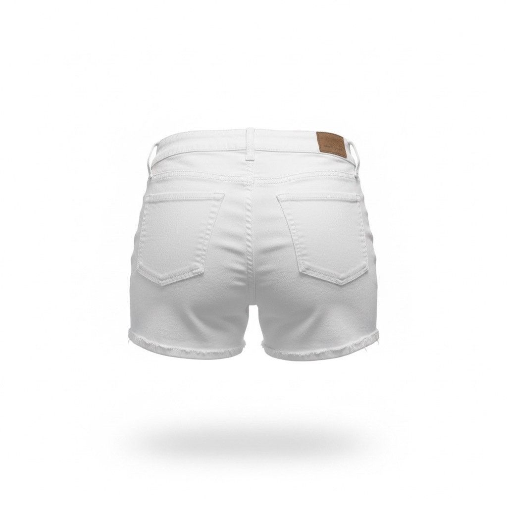 American Eagle Outfitters American Eagle Outfitters White Denim Shorts Women’s Size 00 Size 24" / US 00 / IT 34 - 2 Thumbnail