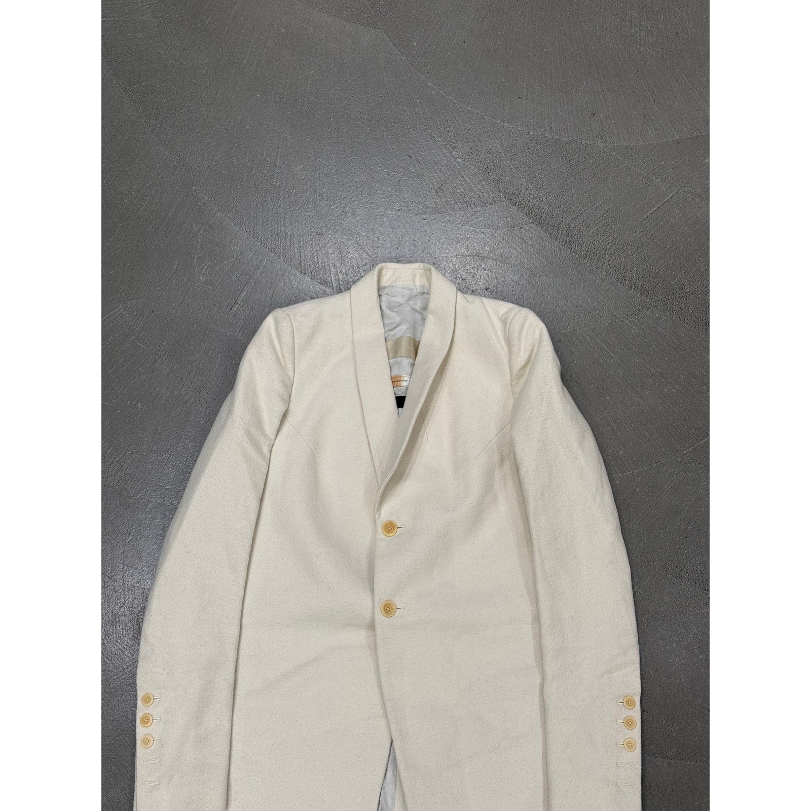 Rick Owens 2010s Rick Owens Owenscorp long tailored coat Size S / US 4 / IT 40 - 3 Thumbnail