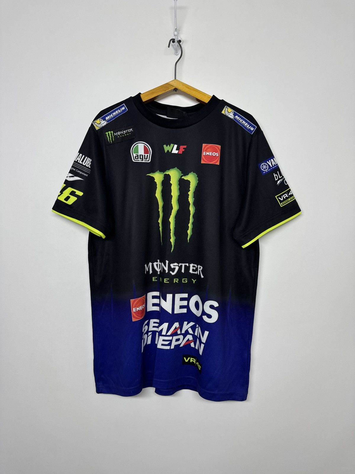 Yamaha Yamaha VR46 Vintage Monster Energy Racing Moto Jersey Size US M / EU 48-50 / 2 - 2 Thumbnail