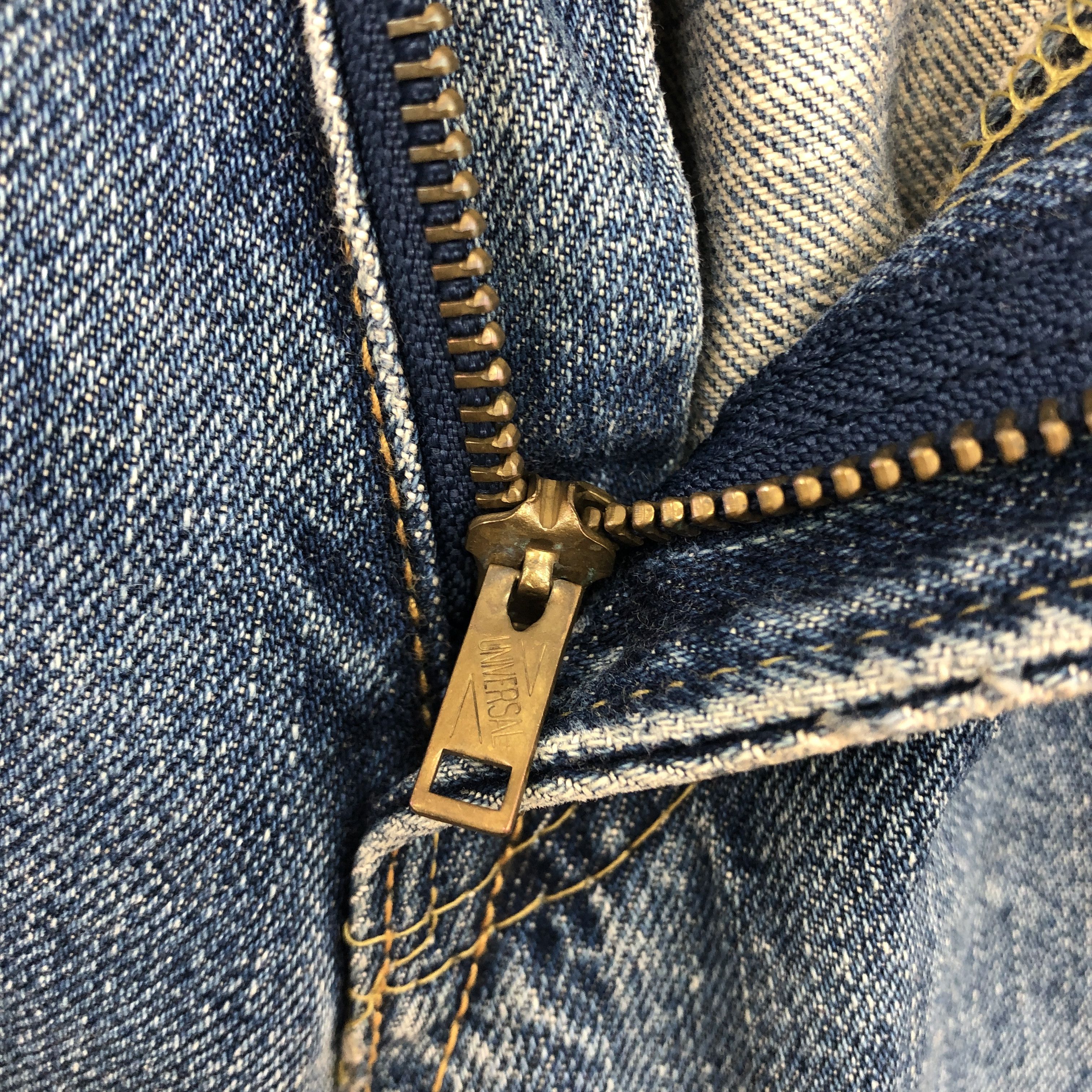 Edwin Vintage 90s Japanese Selvedge Jeans Mud Wash Redline Denim Size US 30 / EU 46 - 7 Thumbnail