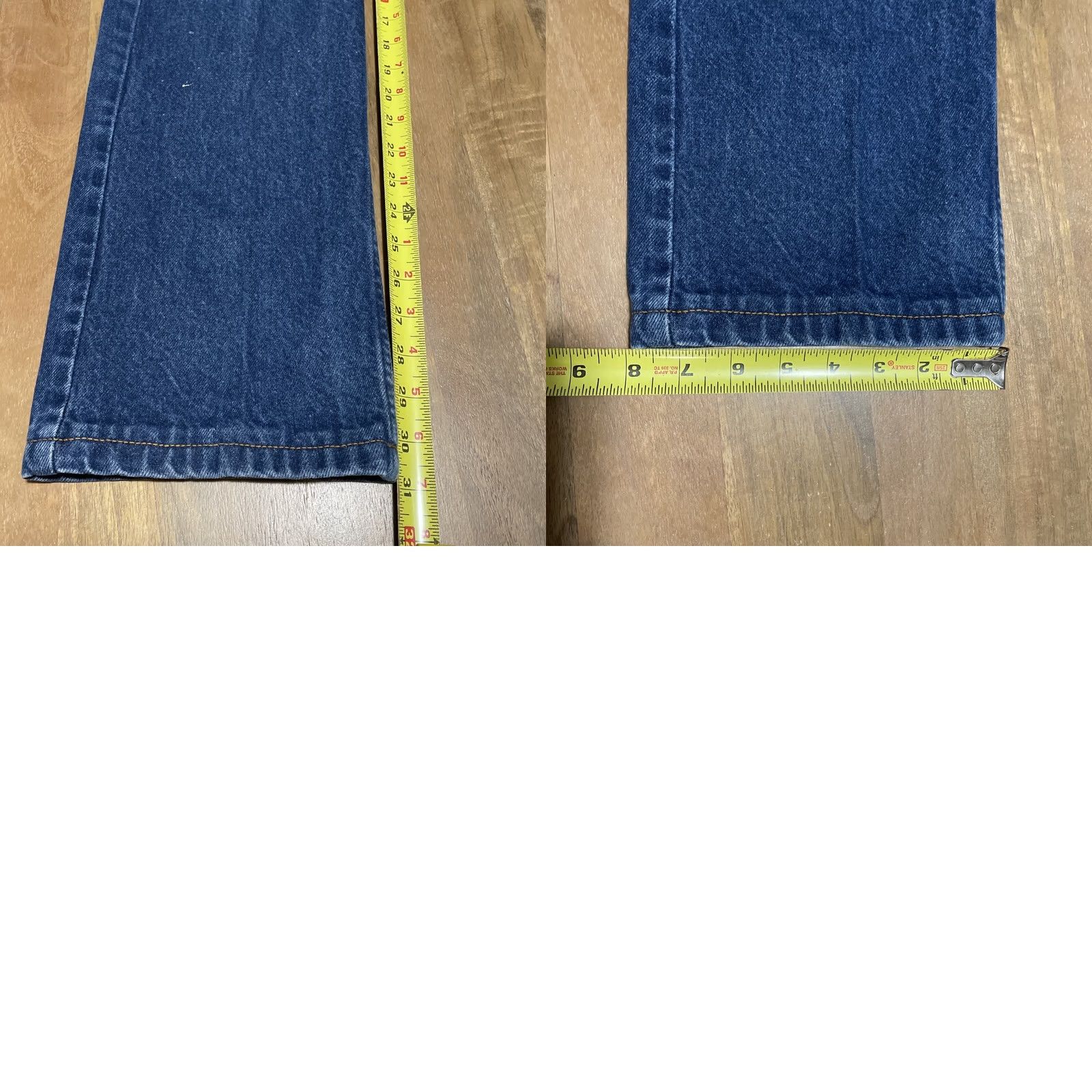 Levi's VINTAGE Levi's Jeans Men 34x36 40509-0215 Orange Tab 80s Denim Straight 5-Pocket Blue Blue Jeans 80s Mens Regular Leather? Size US 34 / EU 50 - 9 Thumbnail