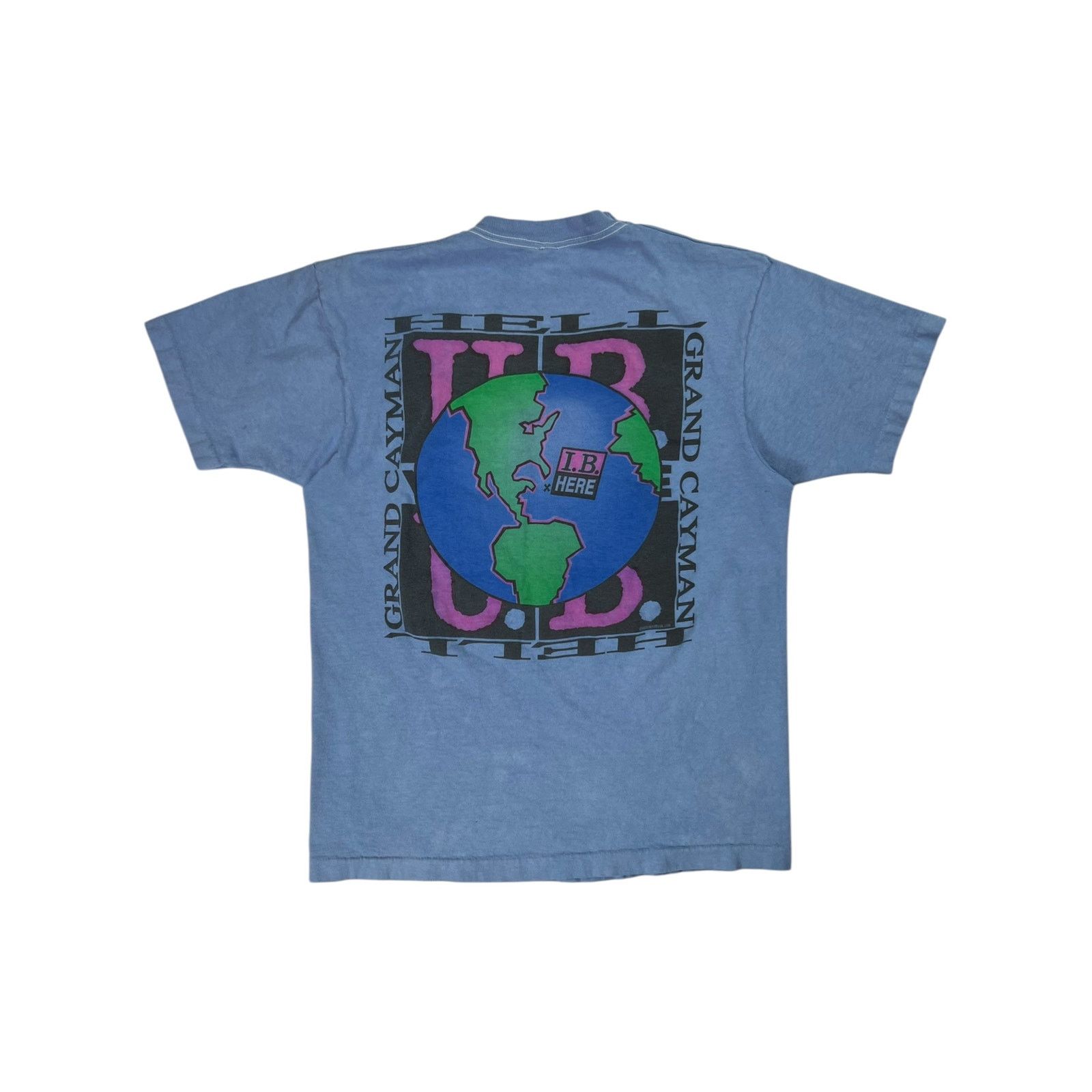 Vintage Vintage 1989 U B Where U B Grand Cayman over dye tee (M) Size US M / EU 48-50 / 2 - 1 Thumbnail