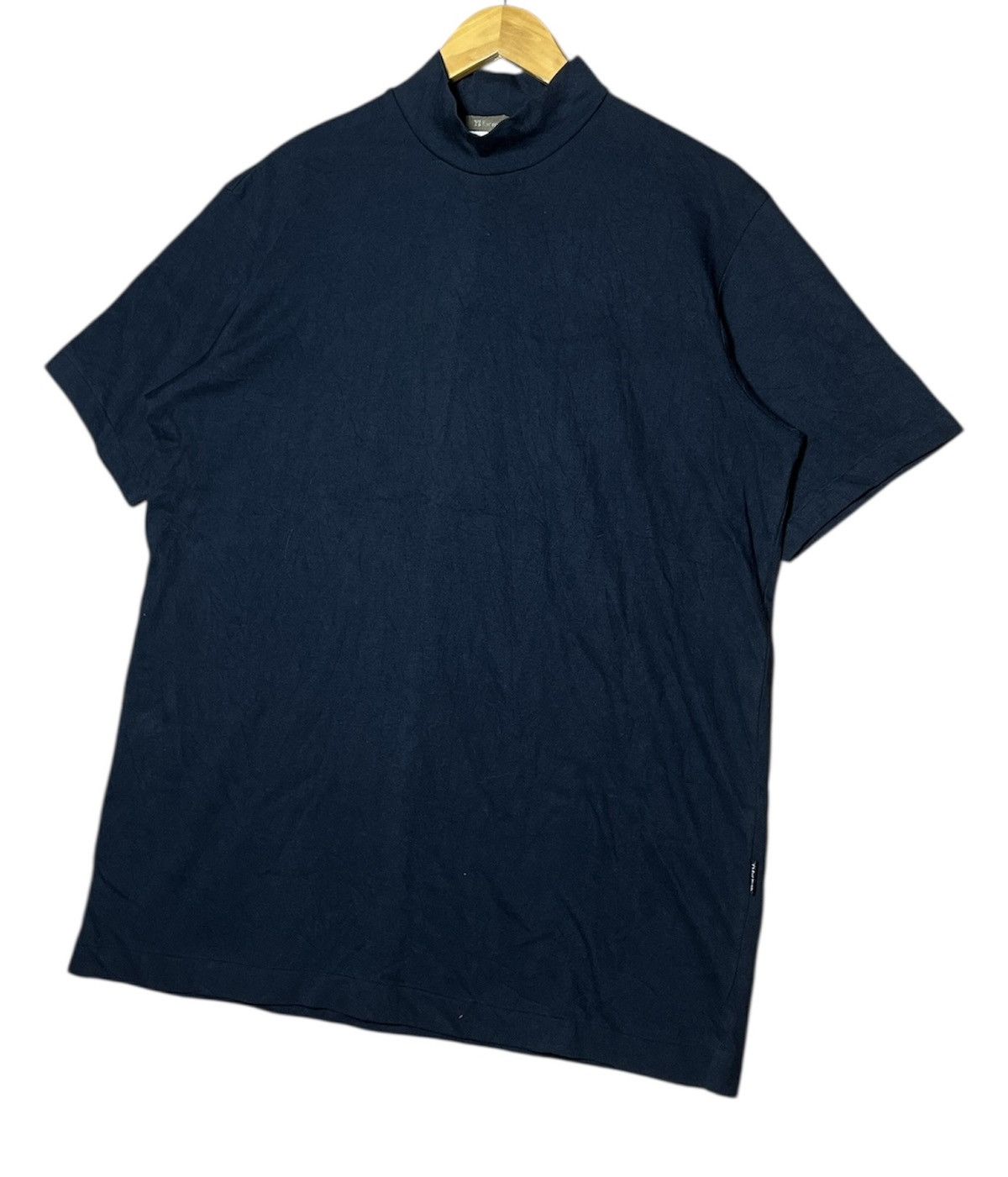 Yohji Yamamoto Vintage Y’s Yohji Yamamoto Mock Neck T-Shirt Size US L / EU 52-54 / 3 - 3 Thumbnail