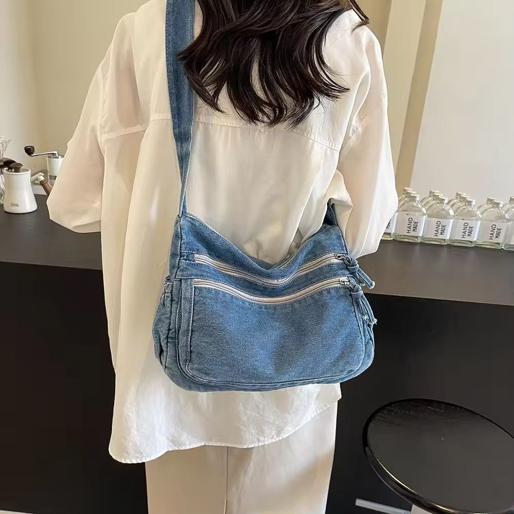 Vintage Vintage Denim Shoulder Bag Size ONE SIZE - 2 Thumbnail