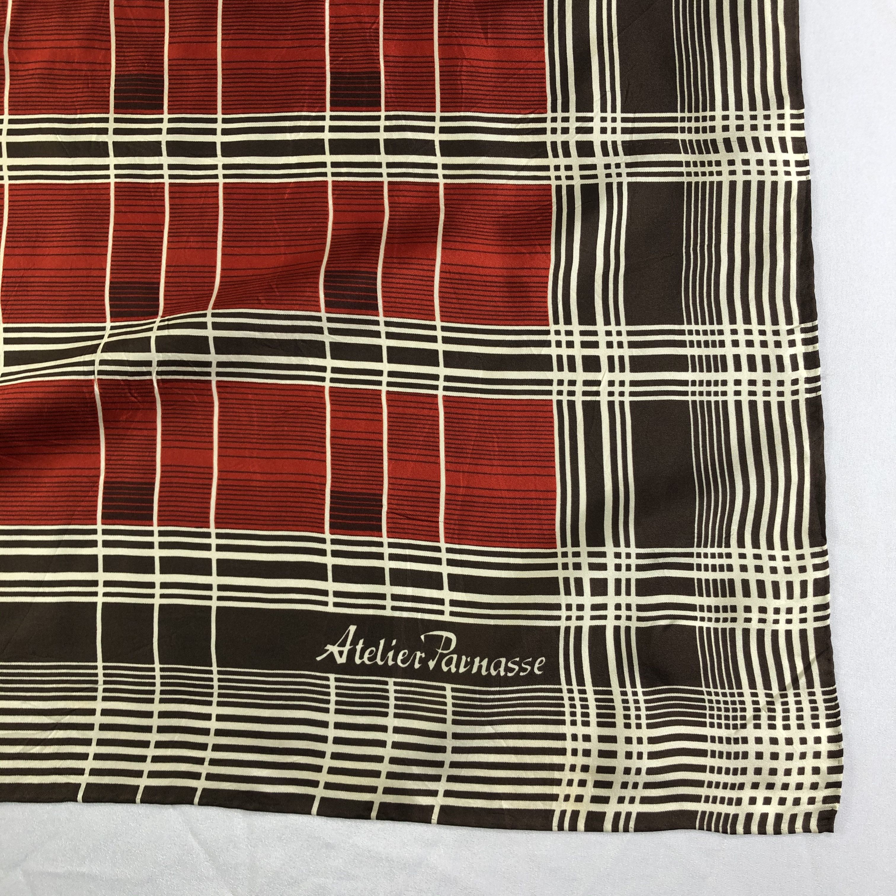 Vintage Vintage Atelier Parnasse Silk Scarf Size ONE SIZE - 4 Thumbnail