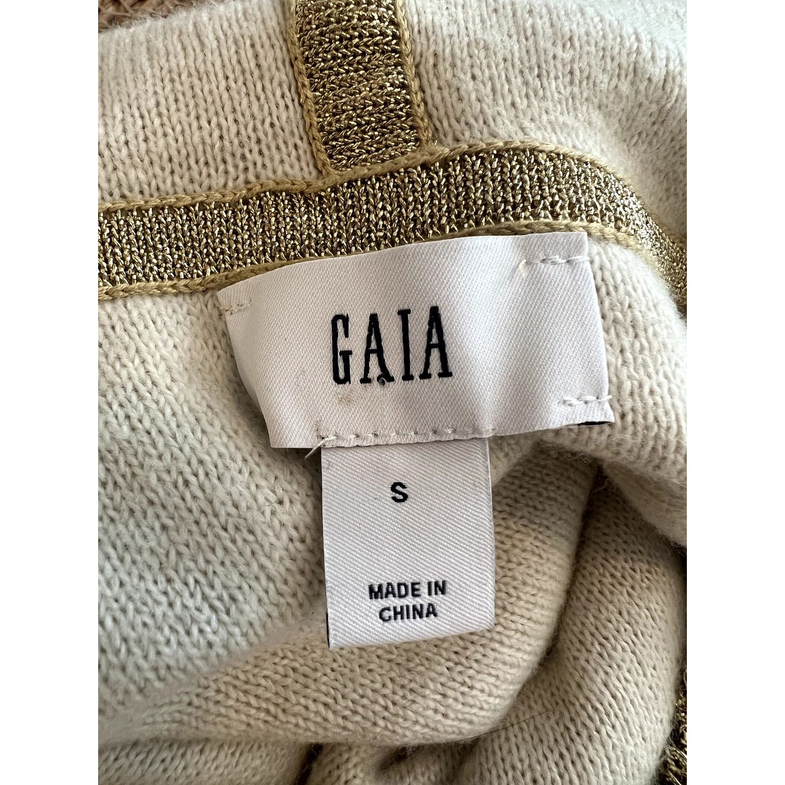 Cult Gaia Cult Gaia x GAP Metallic Gold Hoodie Top Size S S1 Size S / US 4 / IT 40 - 5 Thumbnail