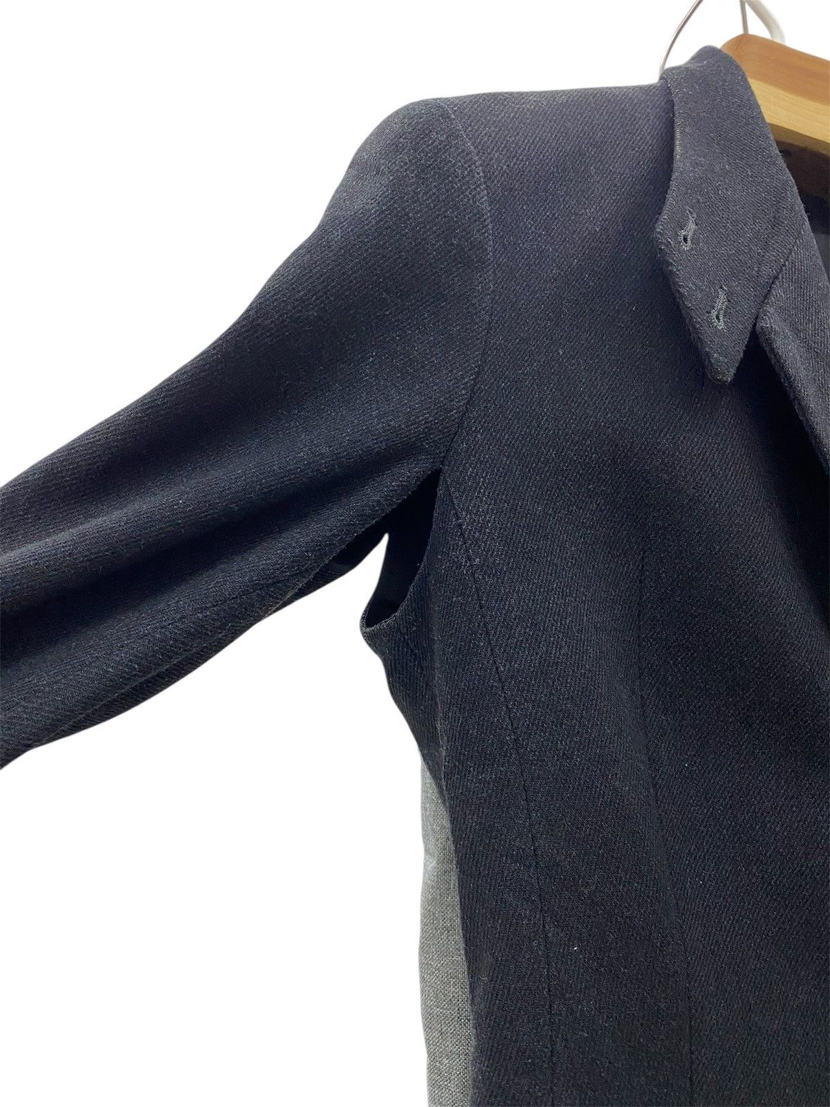 Yohji Yamamoto Vtg Yohji Yamamoto AW95 black gabardine long coat Size S / US 4 / IT 40 - 5 Thumbnail