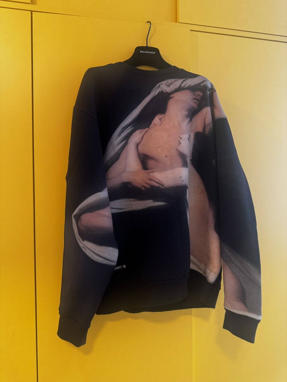 OAMC OAMC Graphic Sweatshirt – Black Size US M / EU 48-50 / 2 - 1 Thumbnail