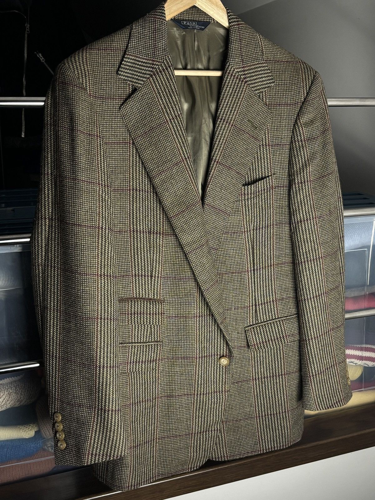 Polo Ralph Lauren Polo Ralph Lauren vintage wool & alpaca blazer jacket Size 42R - 2 Thumbnail