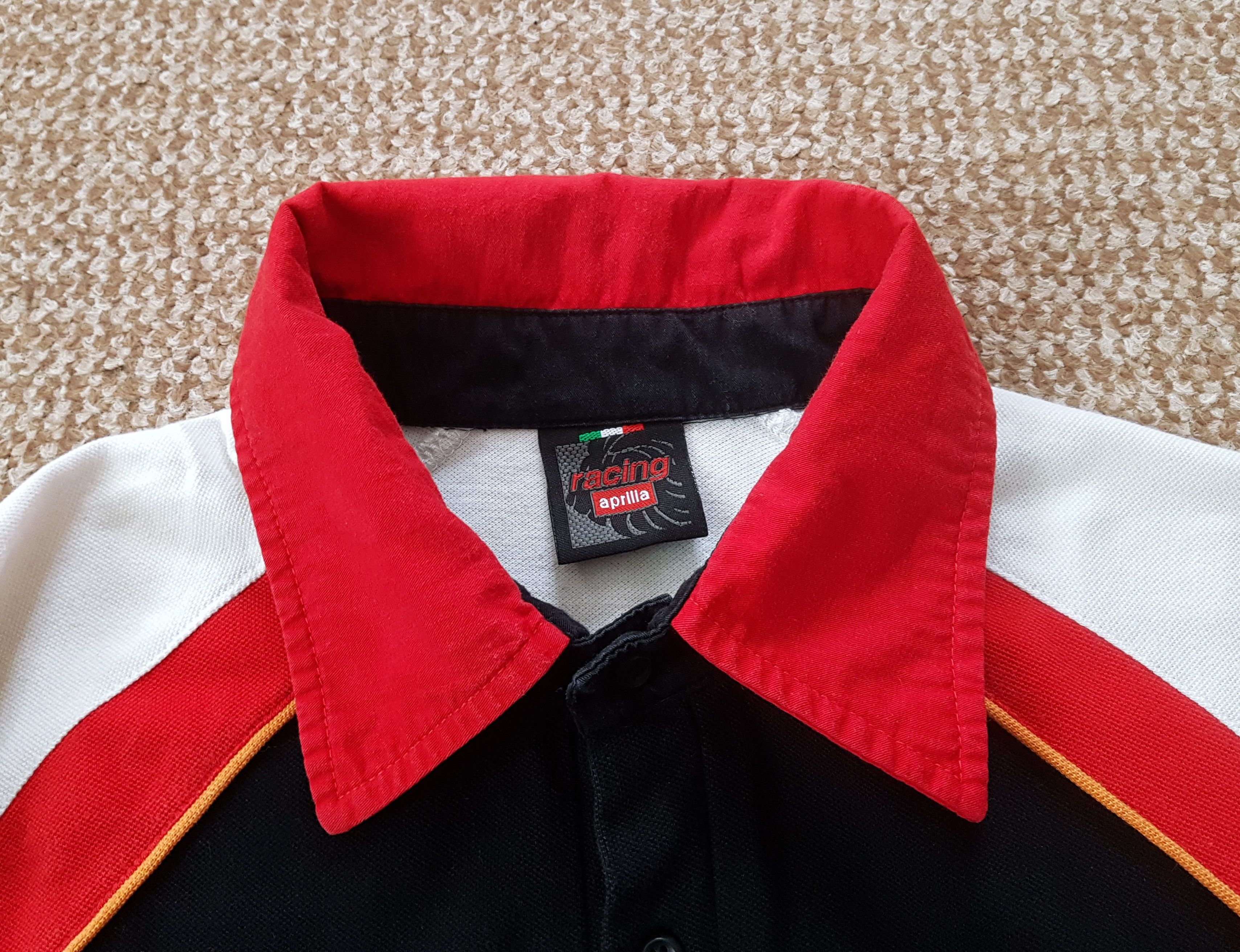 Vintage Vintage Aprilia Racing Team Polo MotoGP T Shirt sz L Size US M / EU 48-50 / 2 - 10 Thumbnail