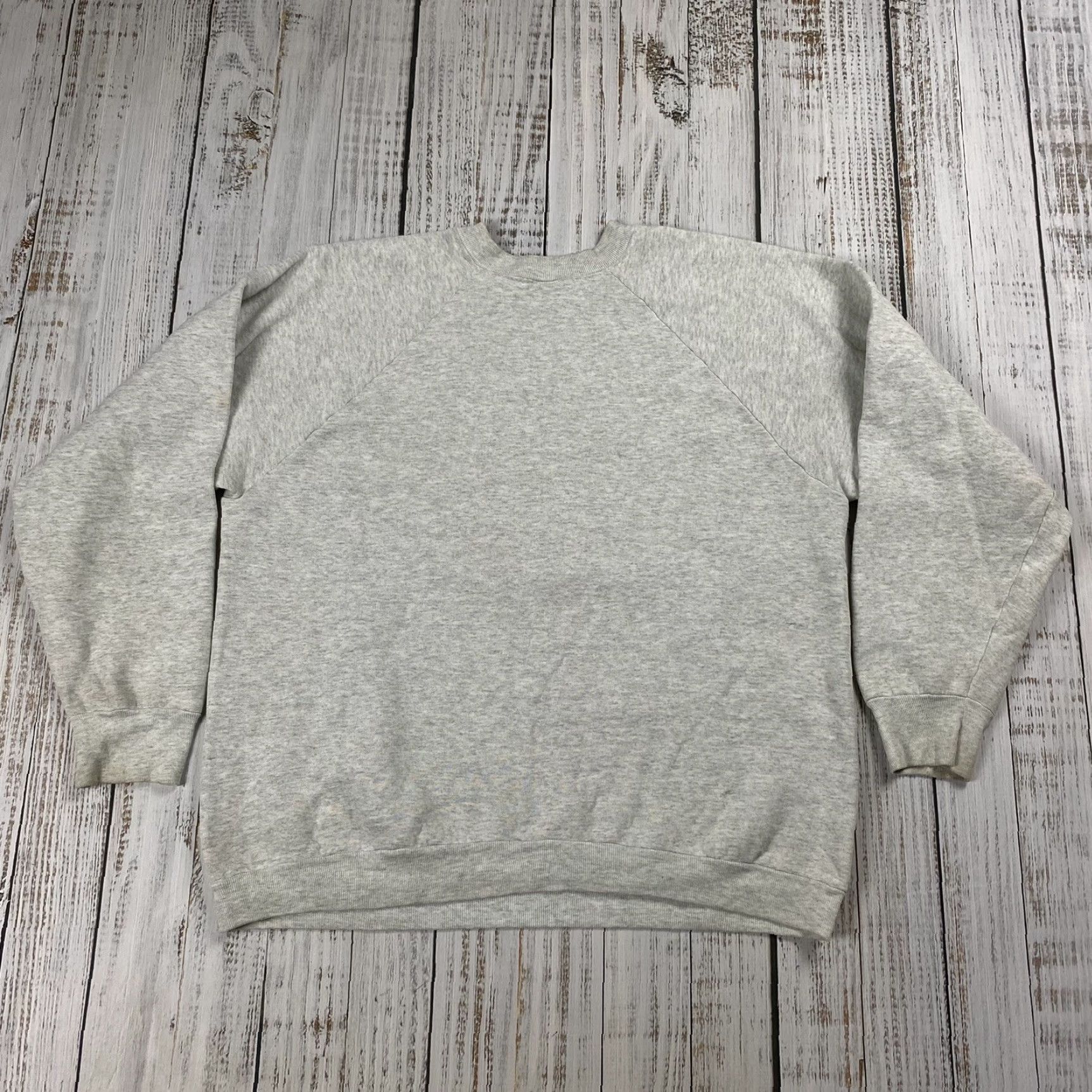 Fruit Of The Loom VINTAGE Fruit of the Loom Wisconsin Badgers Football Graphic Sweatshirt XL Gray 90s Mens Size US XL / EU 56 / 4 - 7 Thumbnail