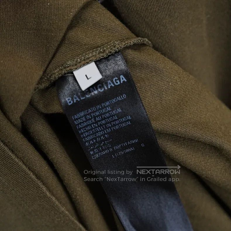 Balenciaga Balenciaga Washed green Coca-Cola embroidered short-sleeve Size US L / EU 52-54 / 3 - 4 Thumbnail