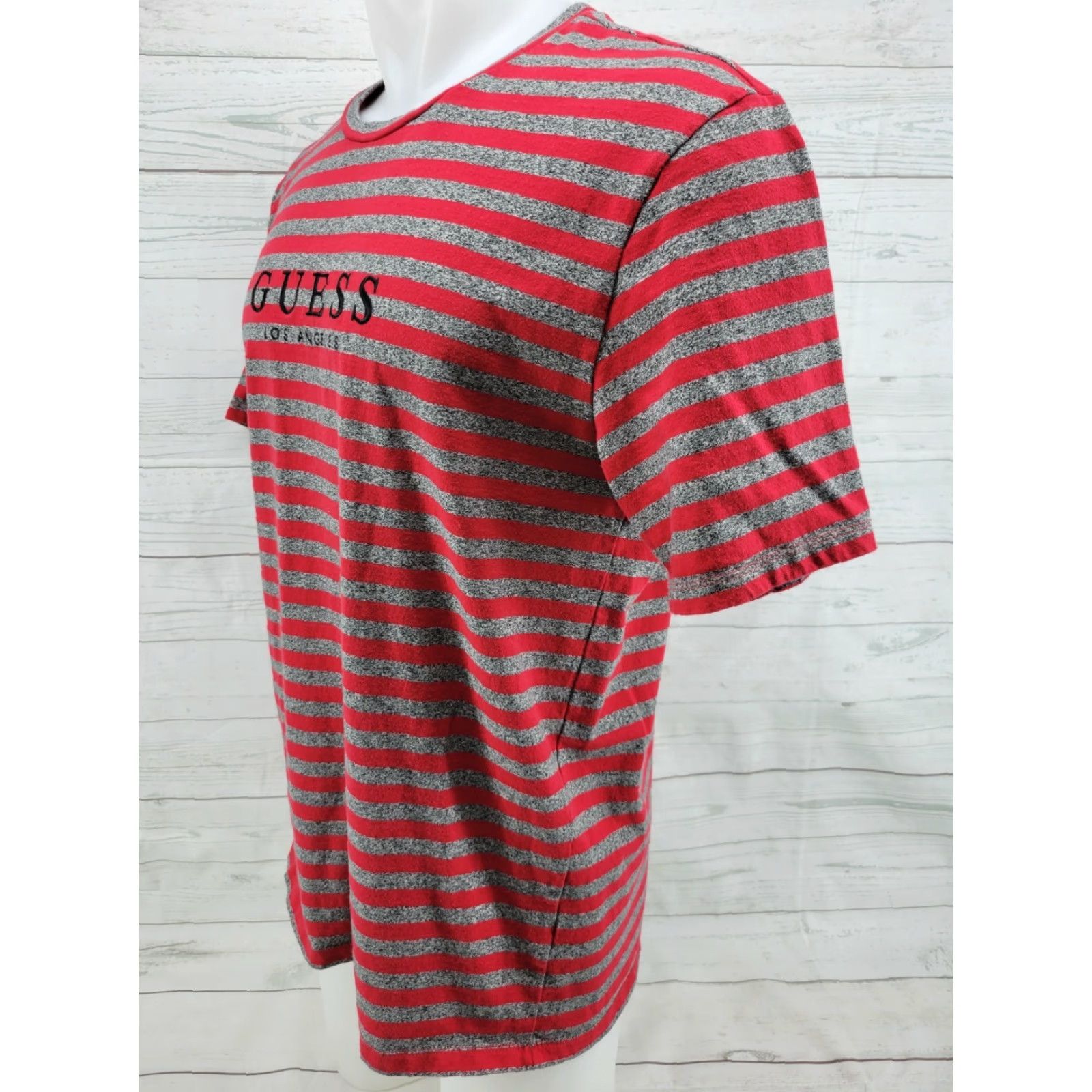 Guess VINTAGE Guess Jeans T-shirt Men M Red Striped 90s Crew Neck Short Sleeve CottonGUESS Adults Mens Size US M / EU 48-50 / 2 - 3 Thumbnail