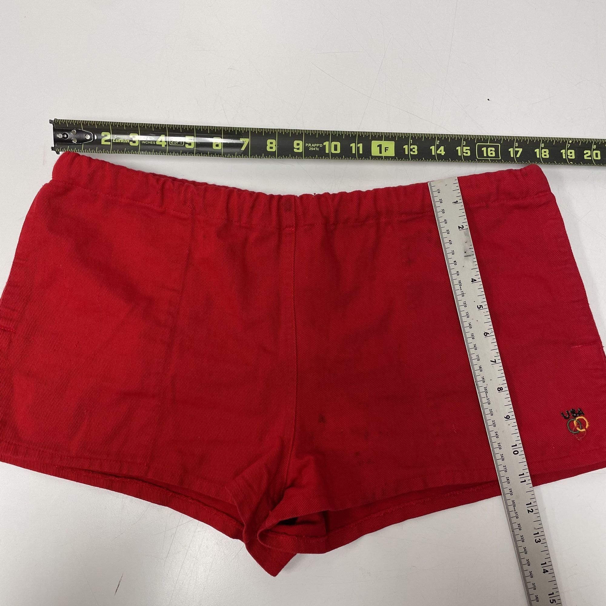 USA Olympics Vtg USA Olympics Union Sport Apparel Issued Gabardine Shorts Size US 34 / EU 50 - 8 Thumbnail