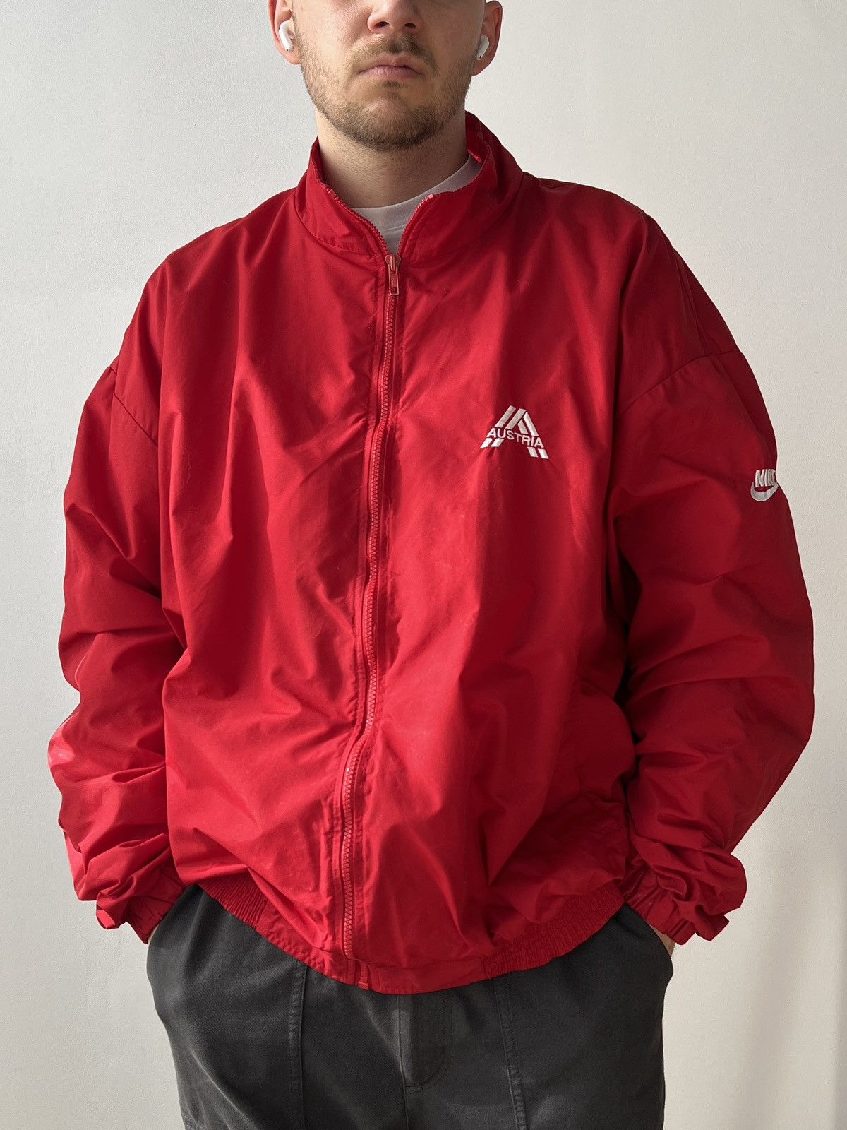 Nike Vintage 90's Nike Austria National Team Jacket Mens Sz 3XL Size US XXL / EU 58 / 5 - 2 Thumbnail