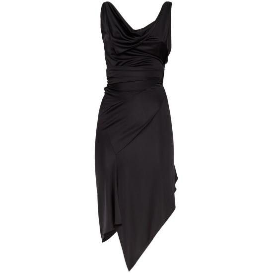 Dsquared2 DSQUARED2 Women Dresses S24586 S72CV0631 900 BLACK Size S / US 4 / IT 40 - 1 Thumbnail