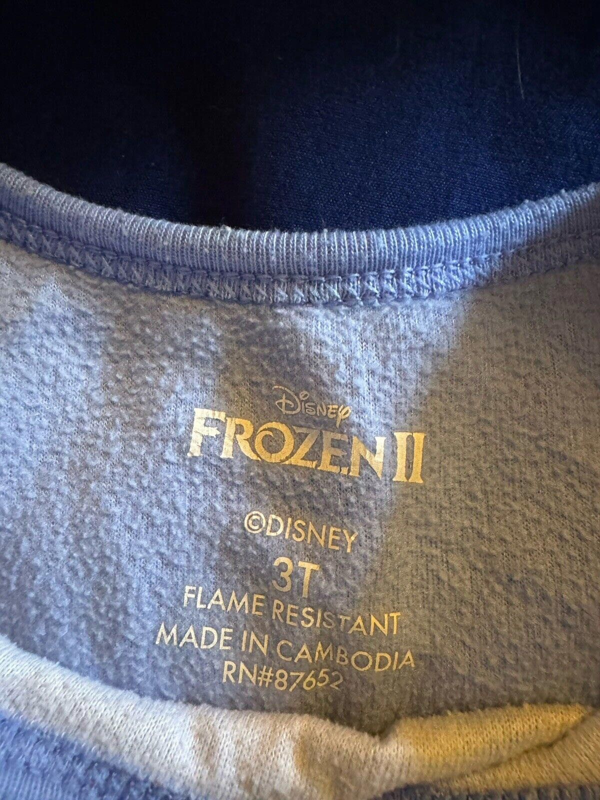 Disney 3T Frozen Fleece Pajama Top Size ONE SIZE - 2 Thumbnail