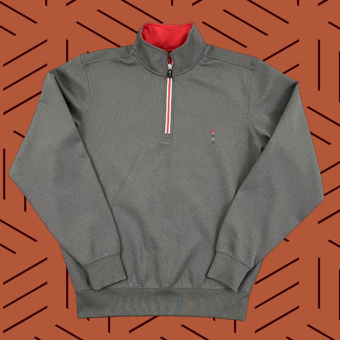 Vintage Dormie Network Pullover Mens Small Gray Quarter Zip Fairway & Greene Shirt Jacket Regular Size Slim? Size US S / EU 44-46 / 1 - 1 Thumbnail