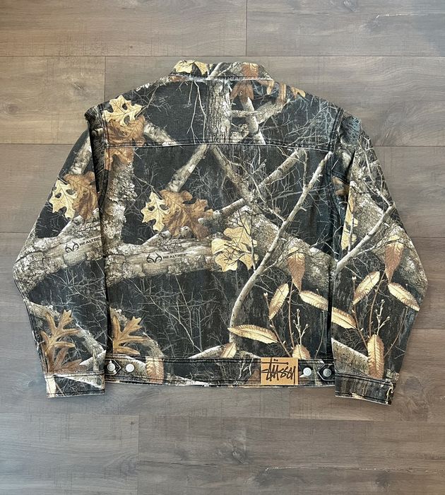 Stussy Stüssy x RealTree Zip Work Jacket Realtree Edge Medium | Grailed