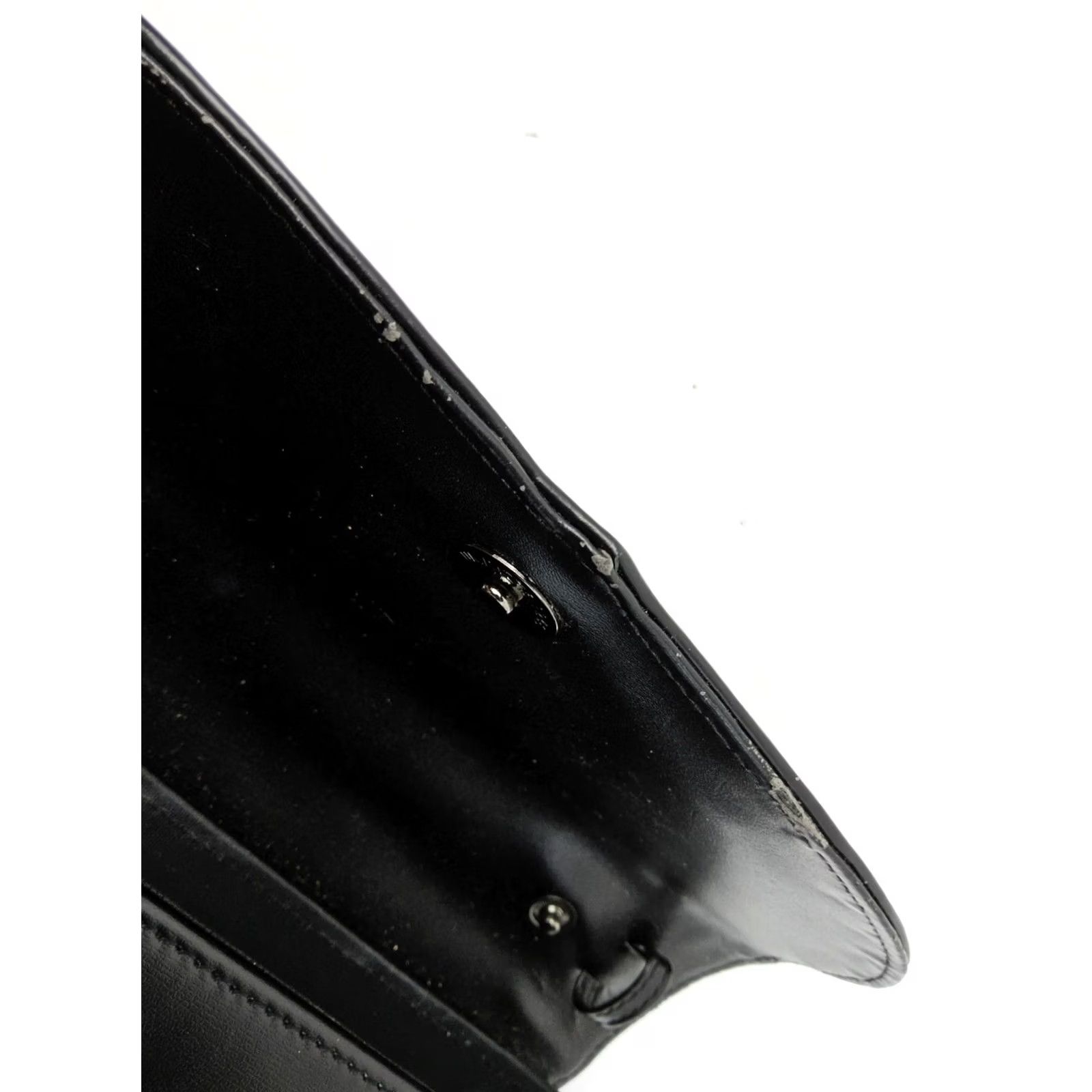 Roberta di Camerino Roberto Di Camerino Convertible Clutch Shoulder Handbag Purse - Black Leather Size ONE SIZE - 8 Thumbnail