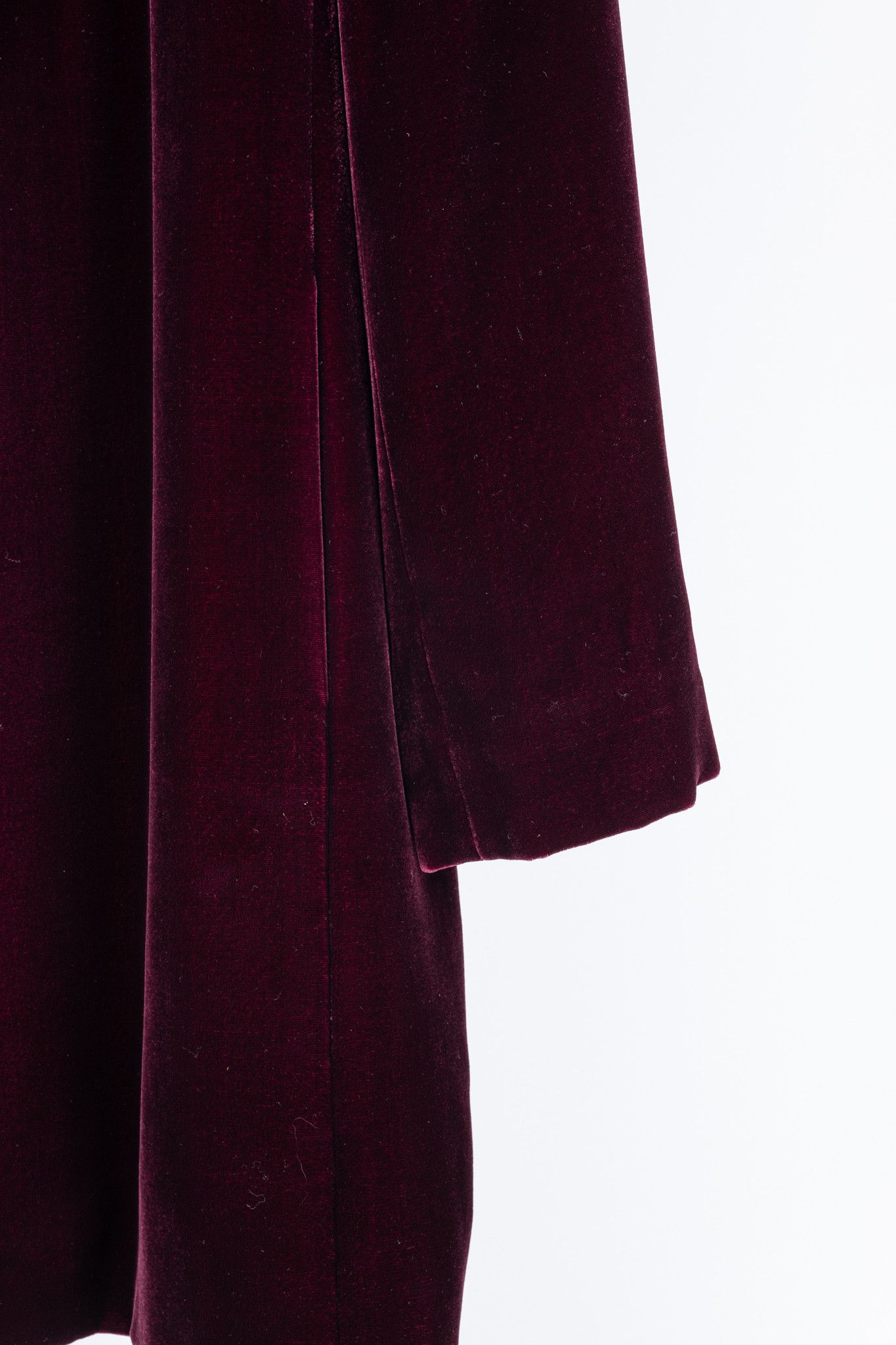 Lafayette 148 Lafayette 148 Valon Burgundy Velvet Open-Front Blazer Size M / US 6-8 / IT 42-44 - 6 Thumbnail