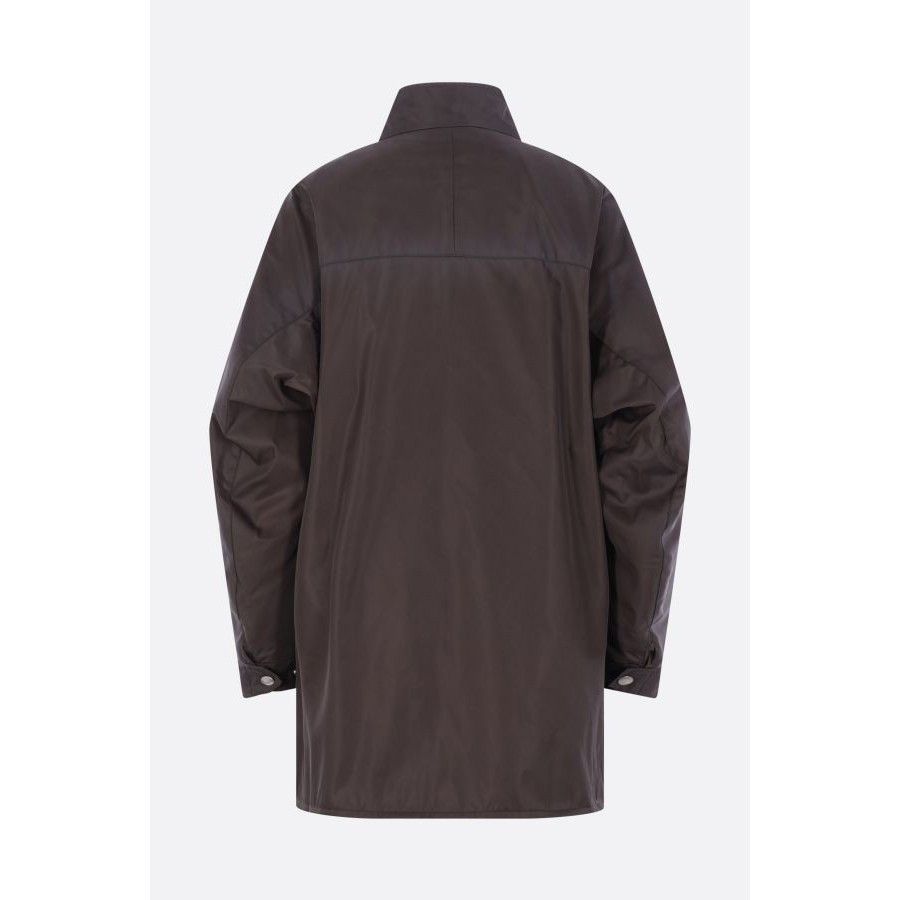 Prada PRADA Dark Gray Re-Nylon Rain Jacket New & Authentic (Women' Size XS / US 0-2 / IT 36-38 - 2 Thumbnail