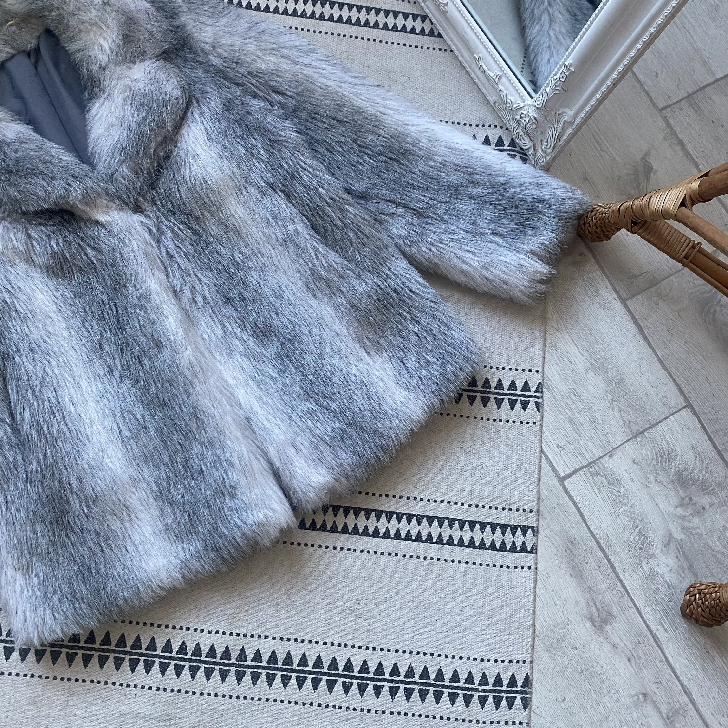 If Six Was Nine Vintage 80-90s Fur Faux coat jacket Avant Garde LGB oldmoney Size S / US 4 / IT 40 - 3 Thumbnail
