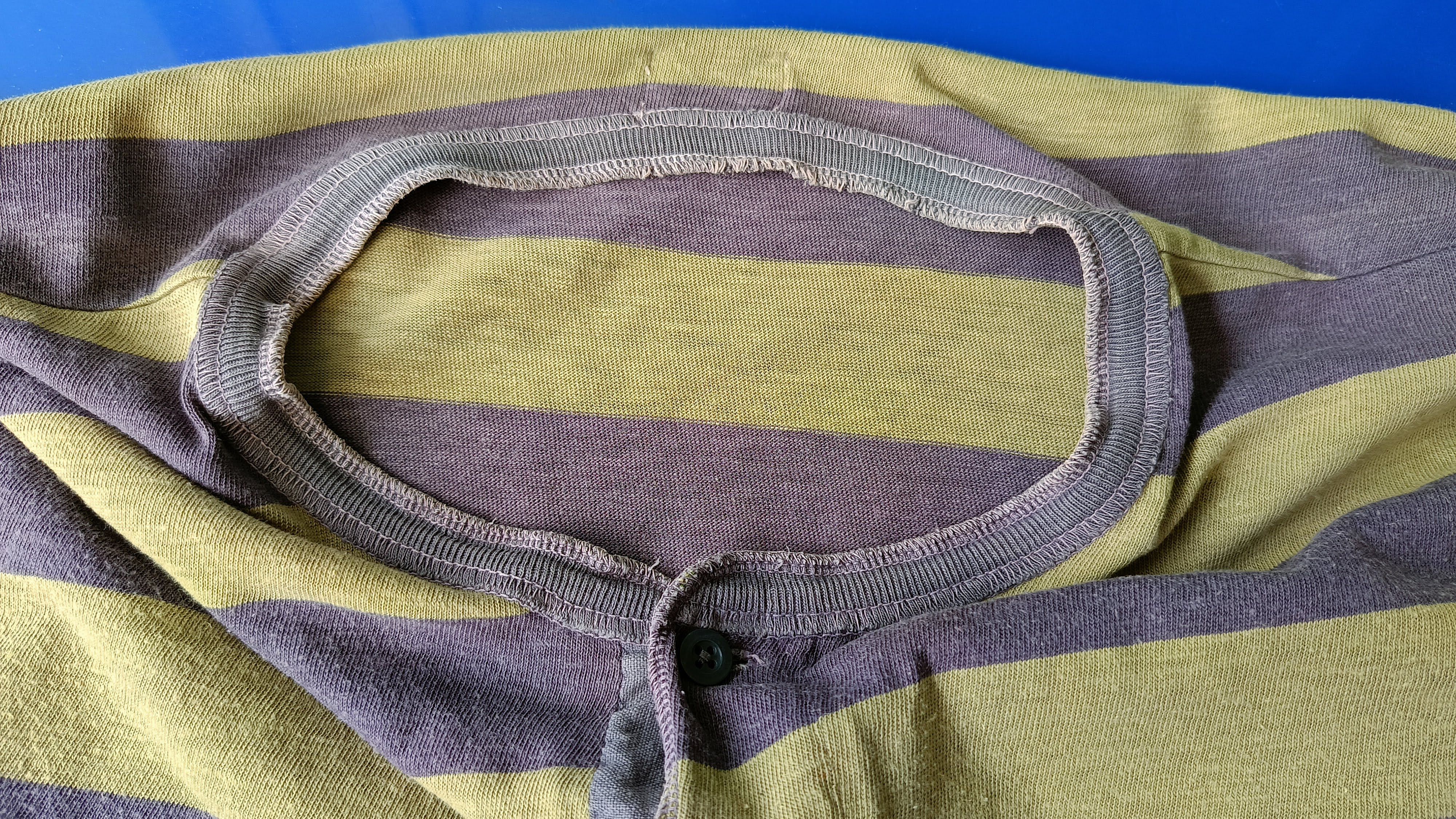 45rpm 45RPM studio by R 2 Japan 90s green purple Henley tshirt Size S / US 4 / IT 40 - 13 Thumbnail