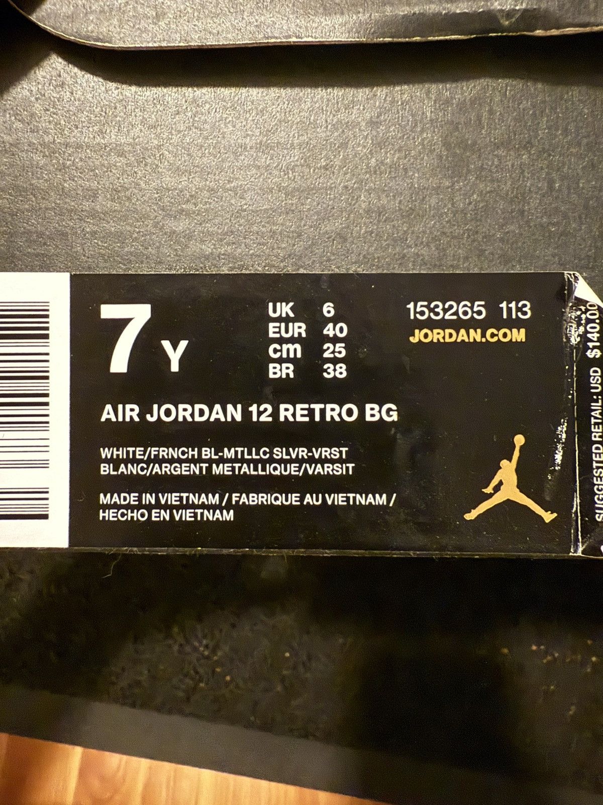 Jordan Brand Jordan Retro 12 French Blue Size 7 Size US 7 / EU 40 - 6 Thumbnail