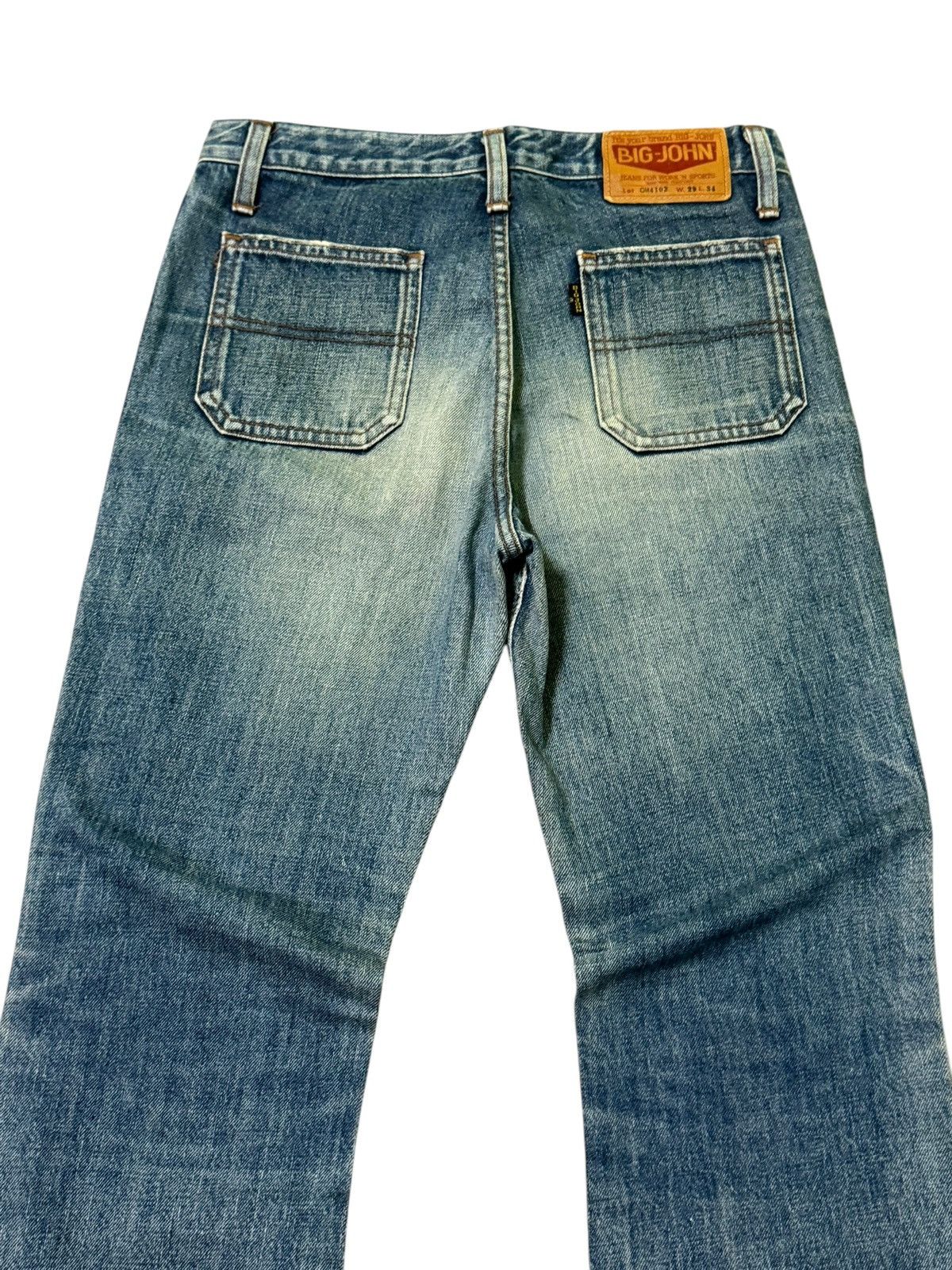 Big John × Vintage FLARED VINTAGE BIG JOHN BELL BOTTOM BOOTCUT JEANS Size US 28 / EU 44 - 7 Thumbnail