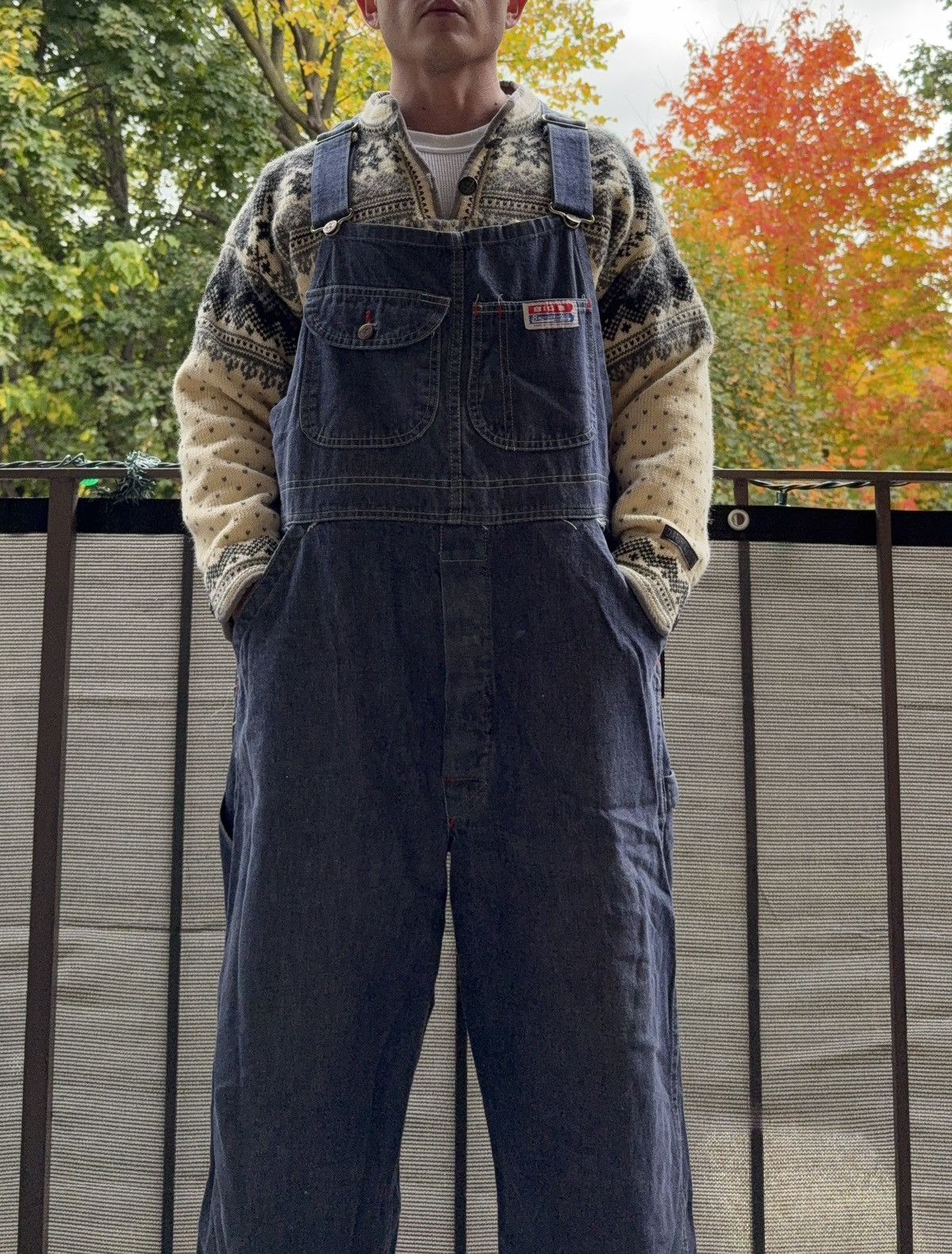 Other Rare vintage big b brotherhood overalls 1970’s Size US 38 / EU 54 - 2 Thumbnail