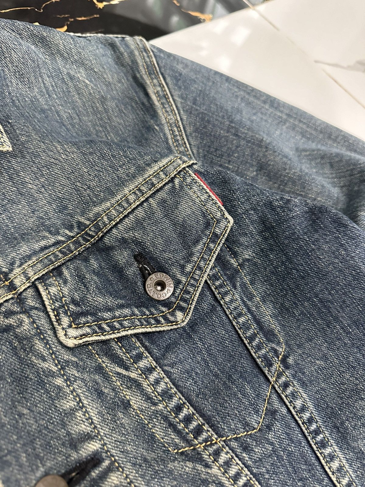 Edwin × Vintage EDWIN VINTAGE ARCHIVAL DENIM STREETWEAR JACKET Size US M / EU 48-50 / 2 - 6 Thumbnail