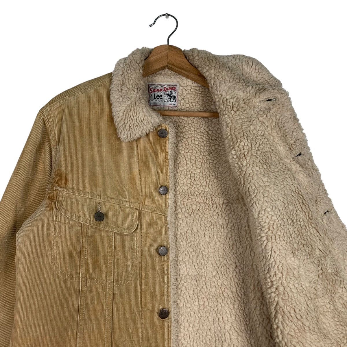 Lee LEE Storm Rider Sanforized Corduroy Sherpa Jacket #0583-C27 Size US L / EU 52-54 / 3 - 10 Thumbnail
