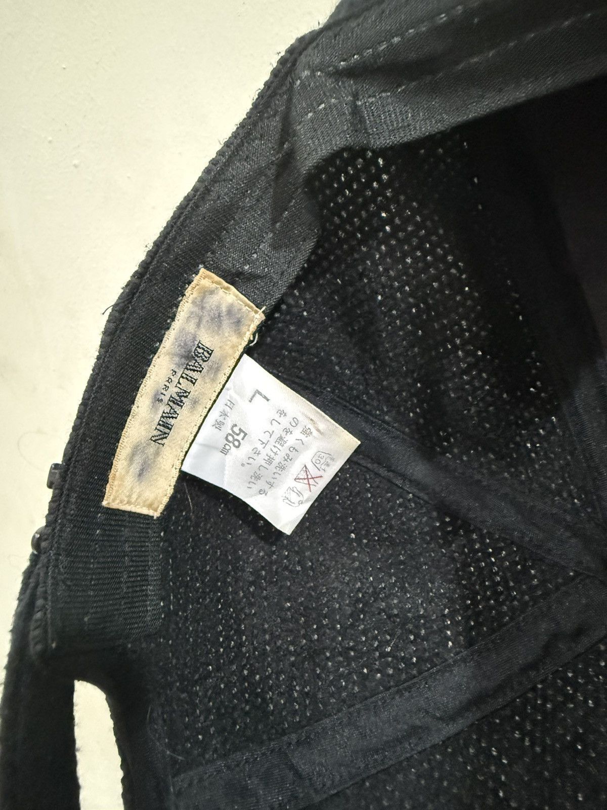 Balmain VTG Balmain Paris Trucker Hat Size ONE SIZE - 7 Thumbnail