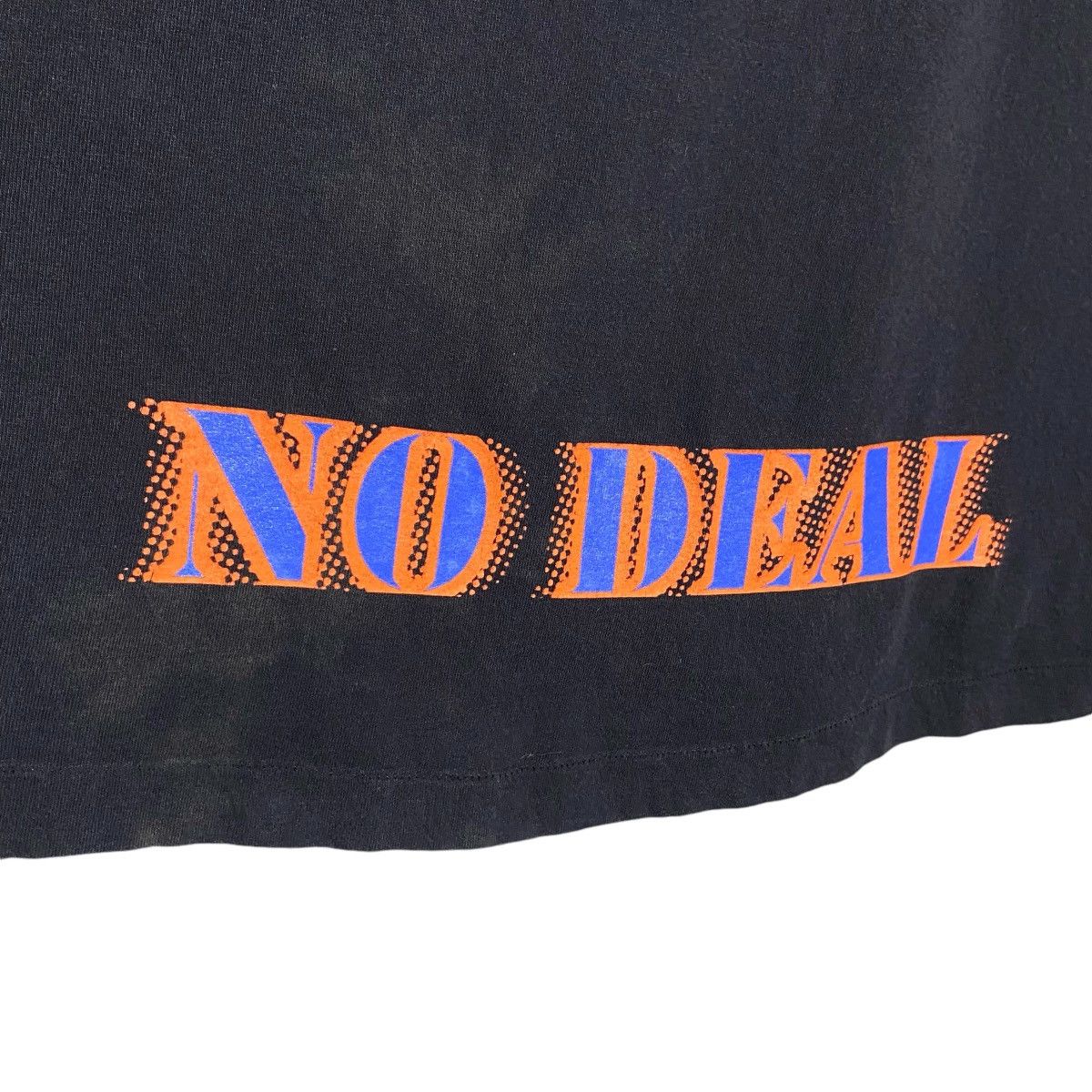 Band Tees × Vintage Vintage 90s No Deal Single Stitch T-Shirt Size US XL / EU 56 / 4 - 4 Thumbnail