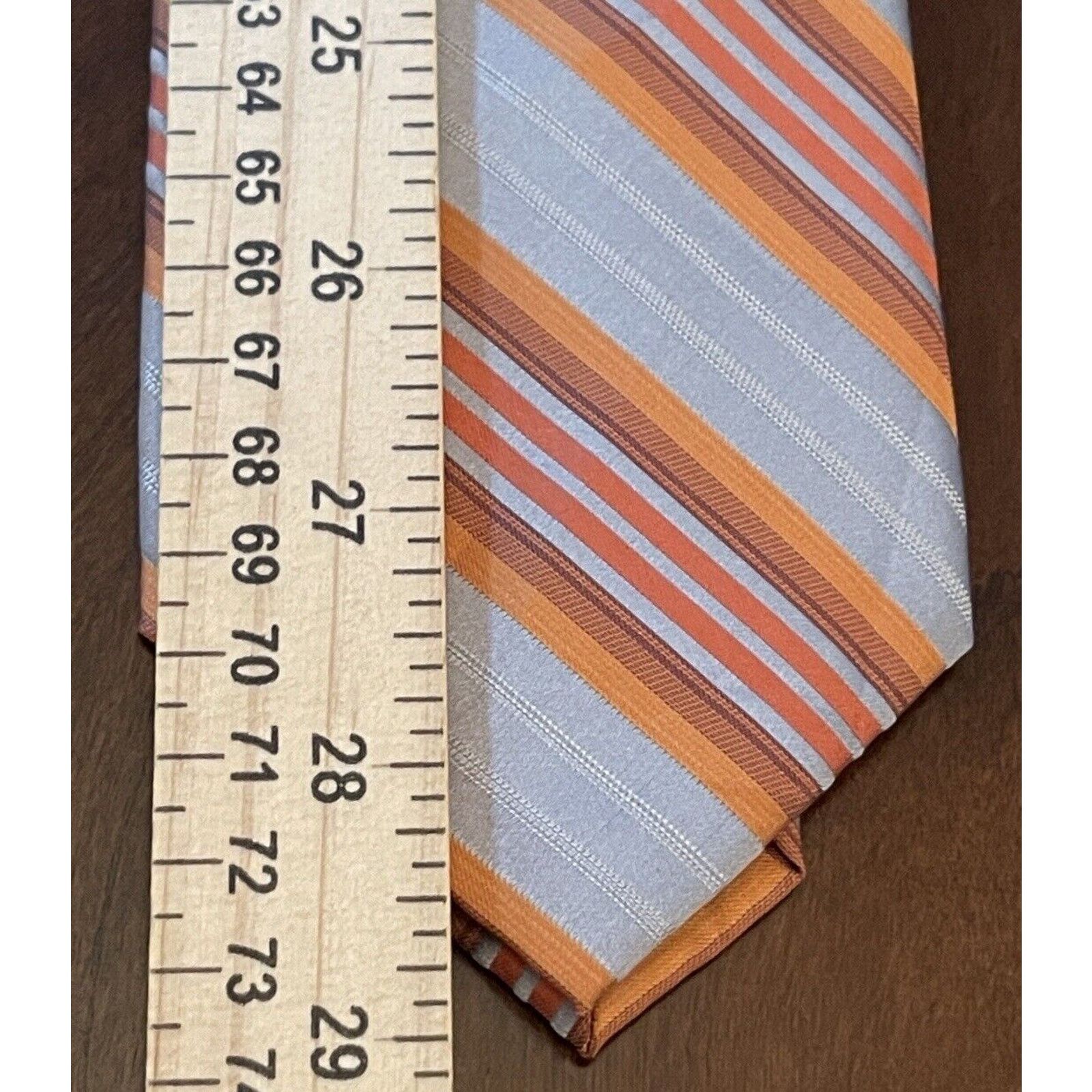 Apt. 9 Apt. 9 Orange Gray Hand Made 100% Polyester Made In China Size ONE SIZE - 5 Thumbnail