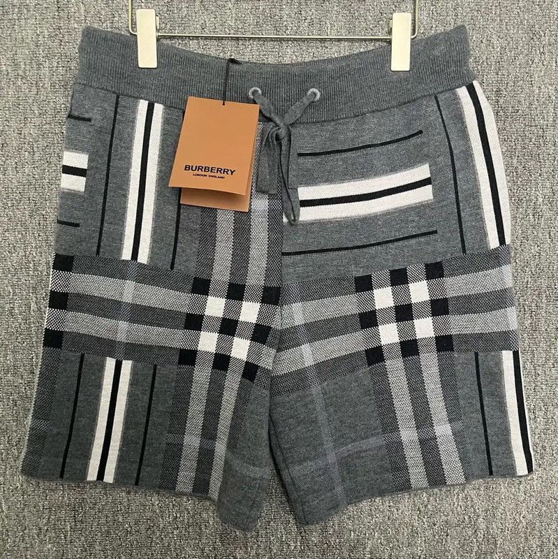 Burberry Burberry Gray Wool Men’s Shorts Size US 32 / EU 48 - 1 Thumbnail