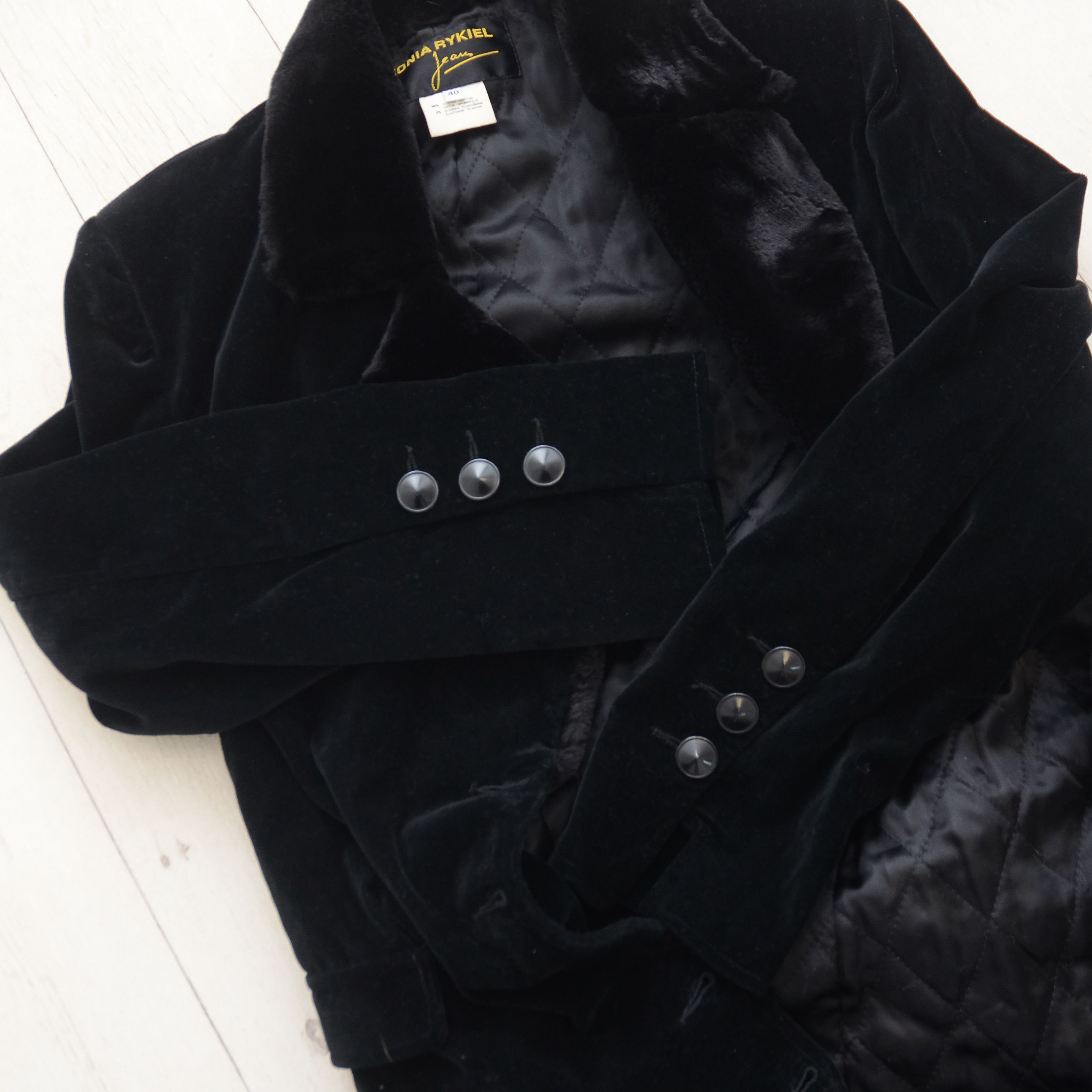 Sonia Rykiel Sonia Rykiel Paris Velvet Vintage Coat Velour Avant Garde Size M / US 6-8 / IT 42-44 - 12 Thumbnail