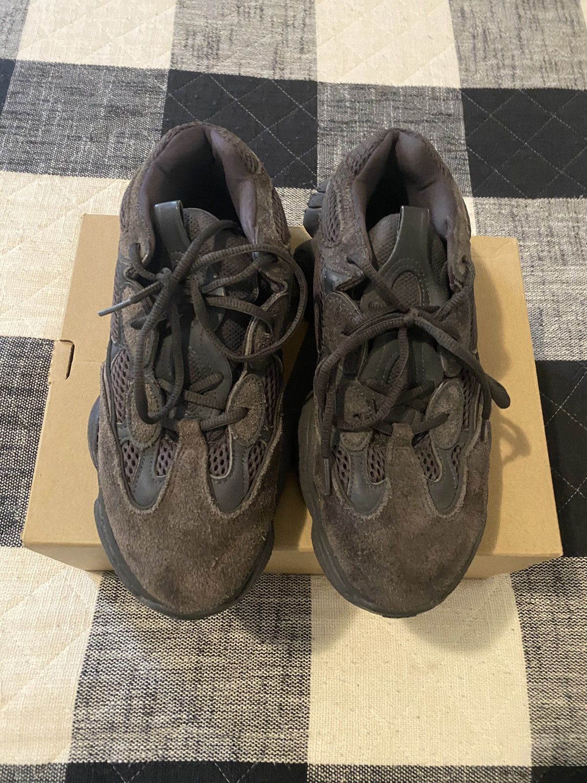 Adidas × Kanye West Yeezy 500 ‘Utility Black’ 2018 Size US 9 / EU 42 - 4 Thumbnail