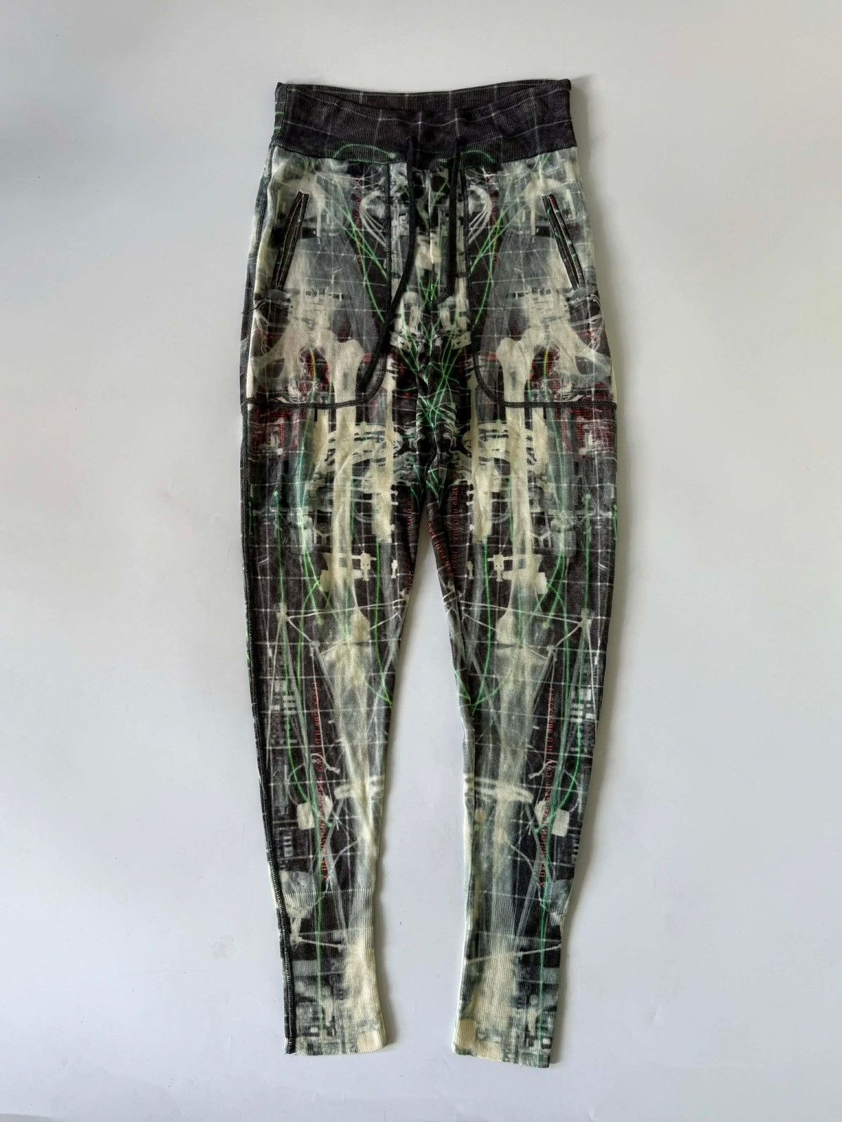 Jean Paul Gaultier Jean Paul Gaultier Squeletor-print Sweatpants Printed Size US 30 / EU 46 - 1 Thumbnail