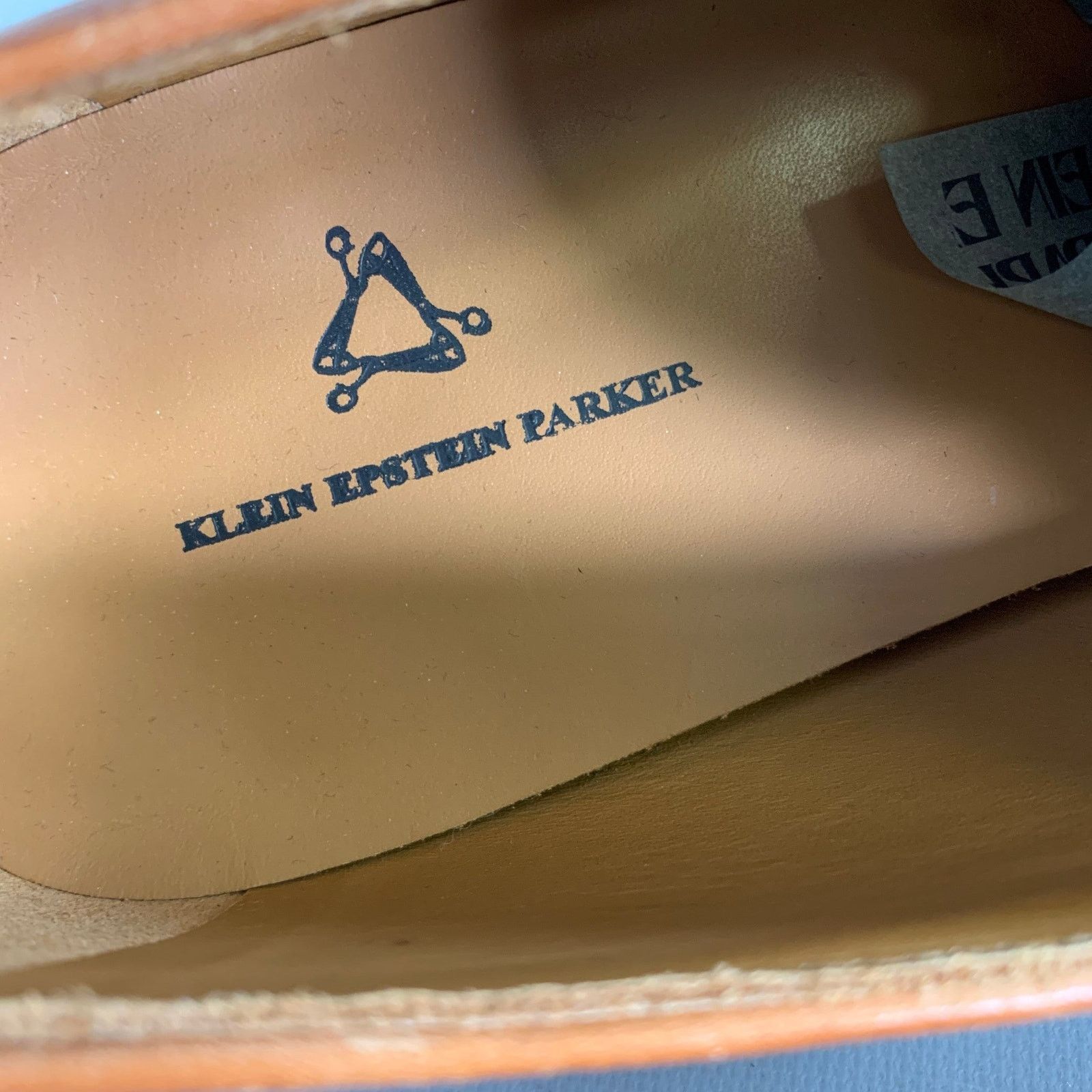 Other KLEIN EPSTEIN & PARKER Brown Tan Distressed Patent Loafers Size US 9 / EU 42 - 8 Thumbnail