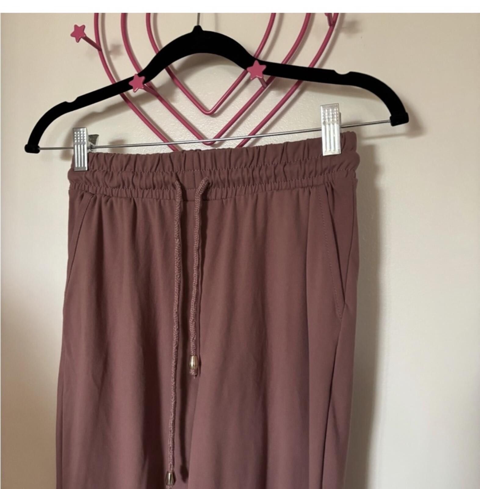 Other ( LA12ST) Mauve Jogger Pants Size 32" / US 10 / IT 46 - 2 Thumbnail