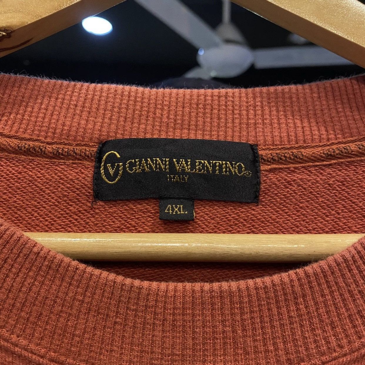 Gianni Valentino Vintage 90s Designer Gianni Valentino Embroided Sweatshirt Size US XXL / EU 58 / 5 - 8 Thumbnail