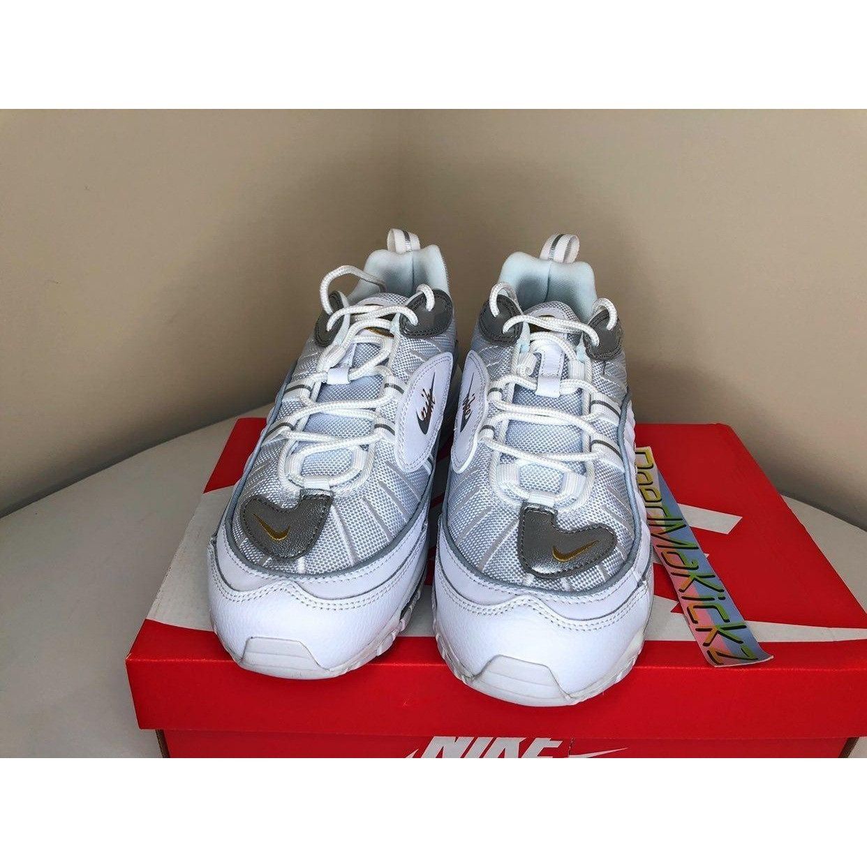 Nike Nike Air Max 98 White Blue Chill Womens 9.5us Size US 9.5 / IT 39.5 - 2 Thumbnail