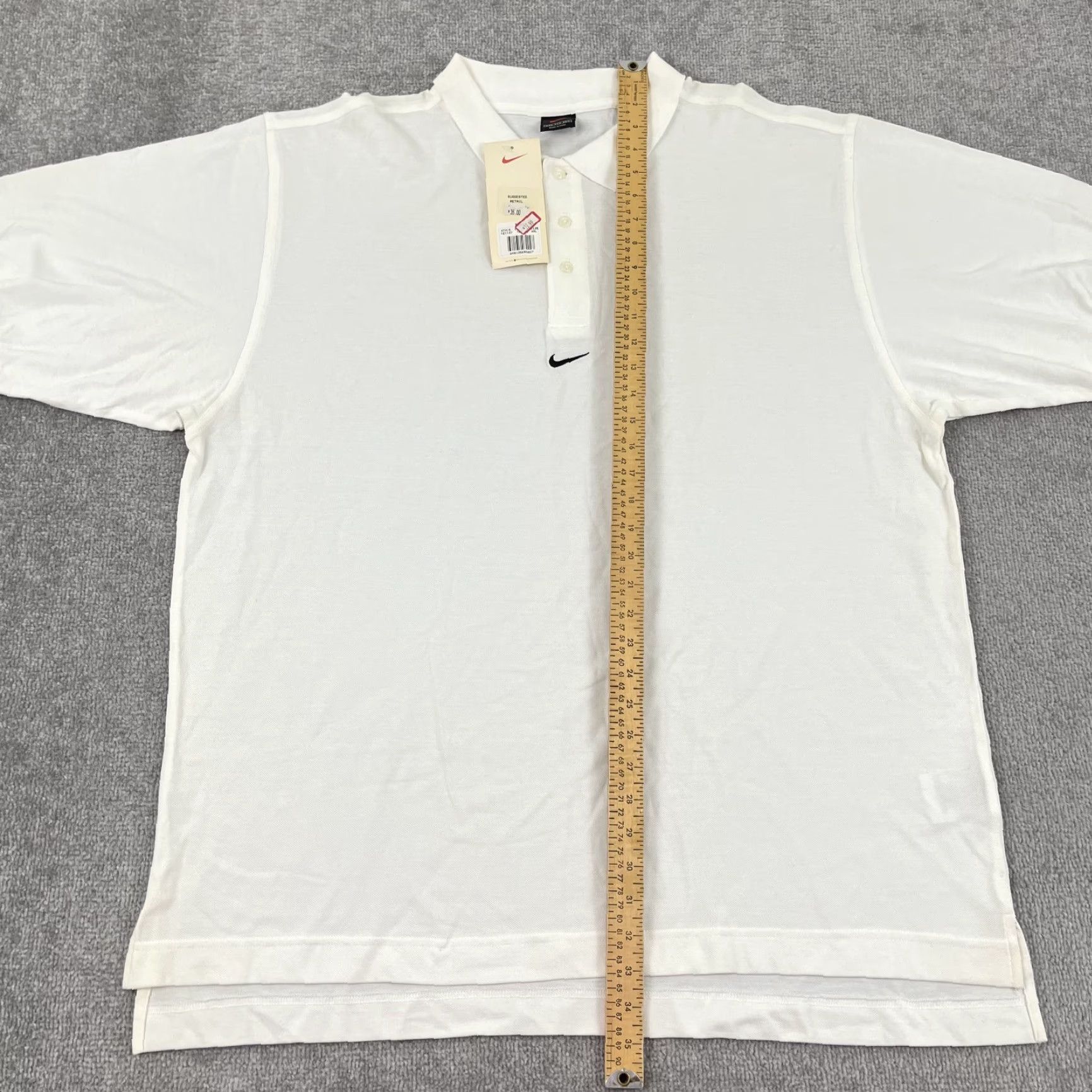 Nike VINTAGE Nike Polo Shirt Mens 2XL White Short Sleeve Casual Golf Tennis Retro Logo 90s Size US XXL / EU 58 / 5 - 5 Thumbnail